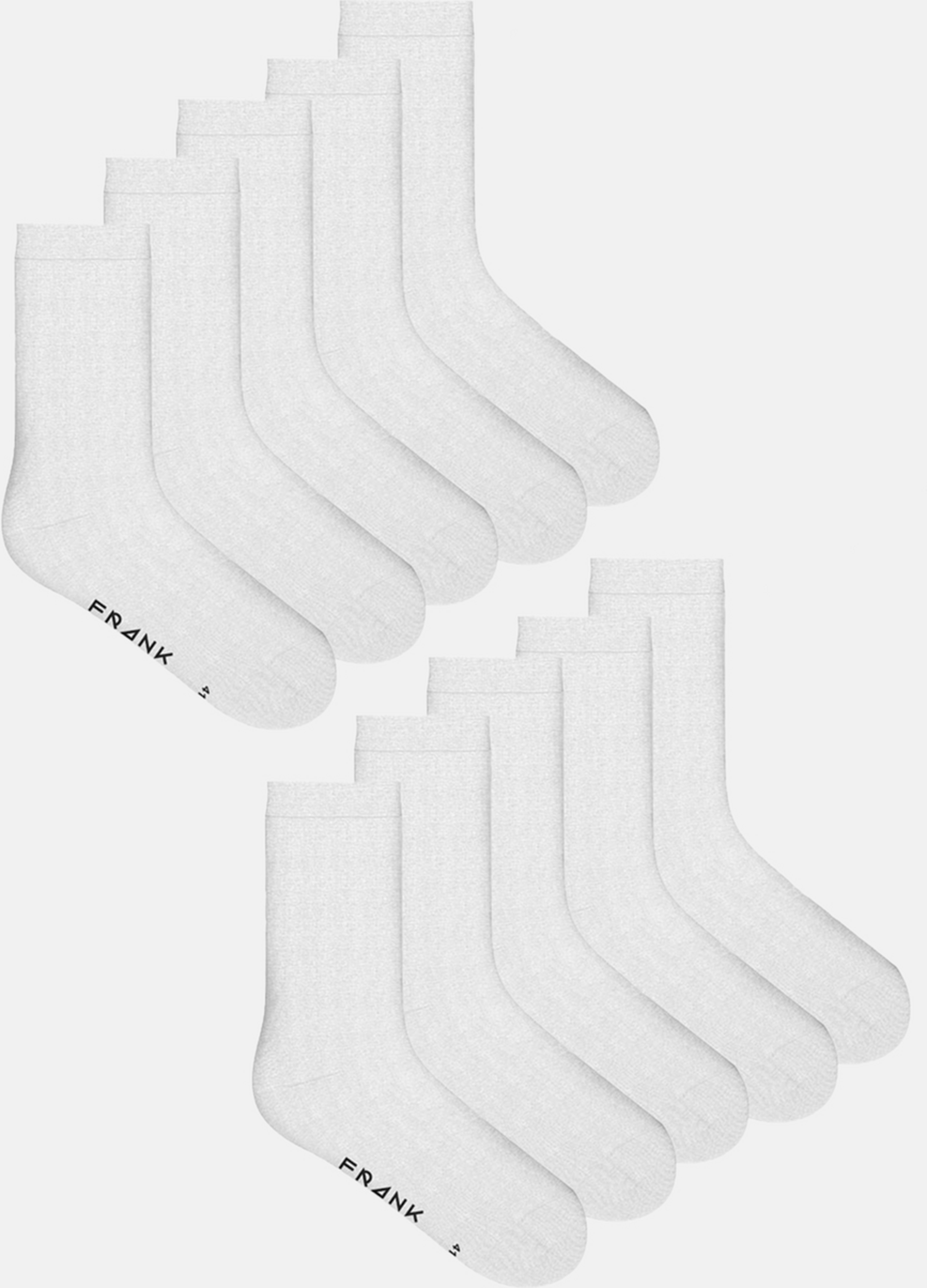 FRANK DANDY, 10-pack Organic Cotton Crew Socks