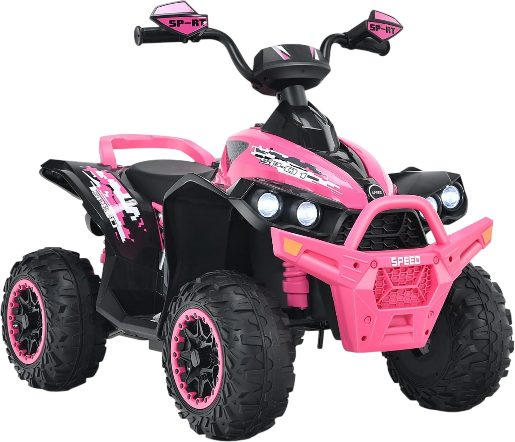 NORTHIX, 12v Kids Electric Quad Bike With Music  Led Lights