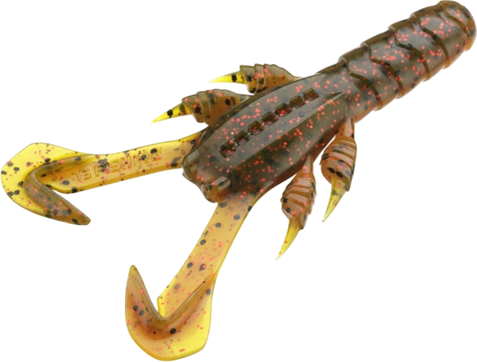 13 FISHING, 13 Fishing Ninja Craw Creature Bait, 7cm, 10g - Moldy Orange - 6pcs