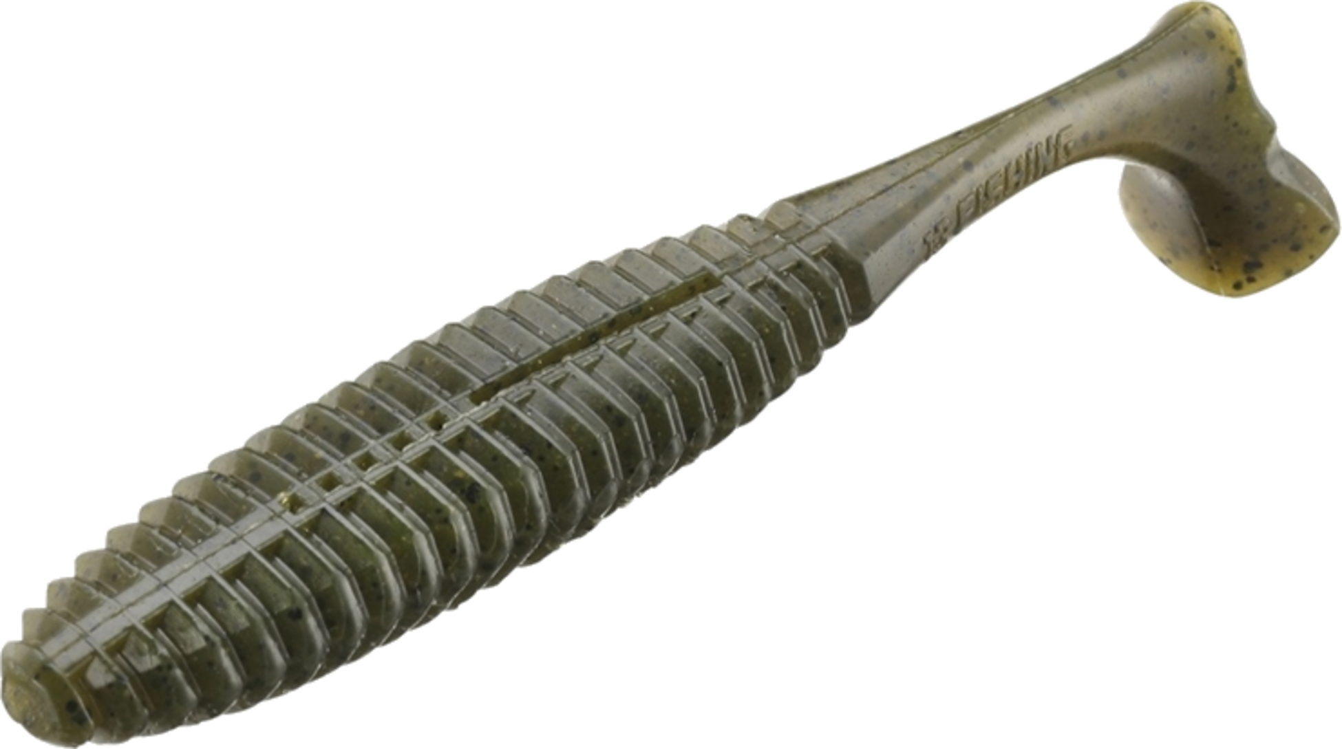 13 FISHING, 13 Fishing Pleasure Shad Swimbait, 11cm, 12g - Collard Greens - 6pcs