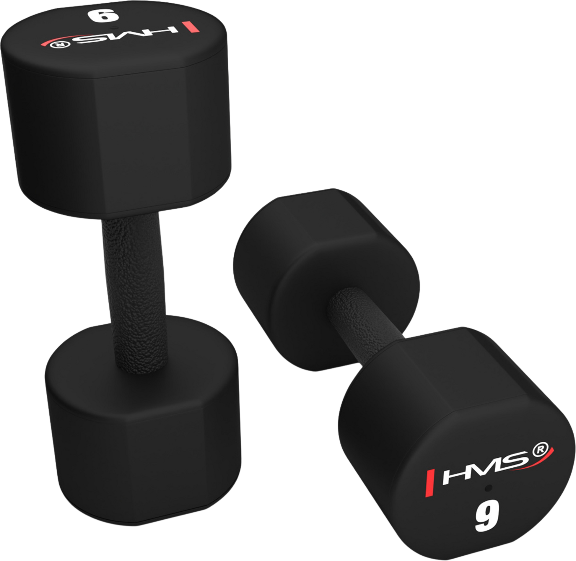 NORTHIX, 18 Kg Polyurethane Dumbbells Set