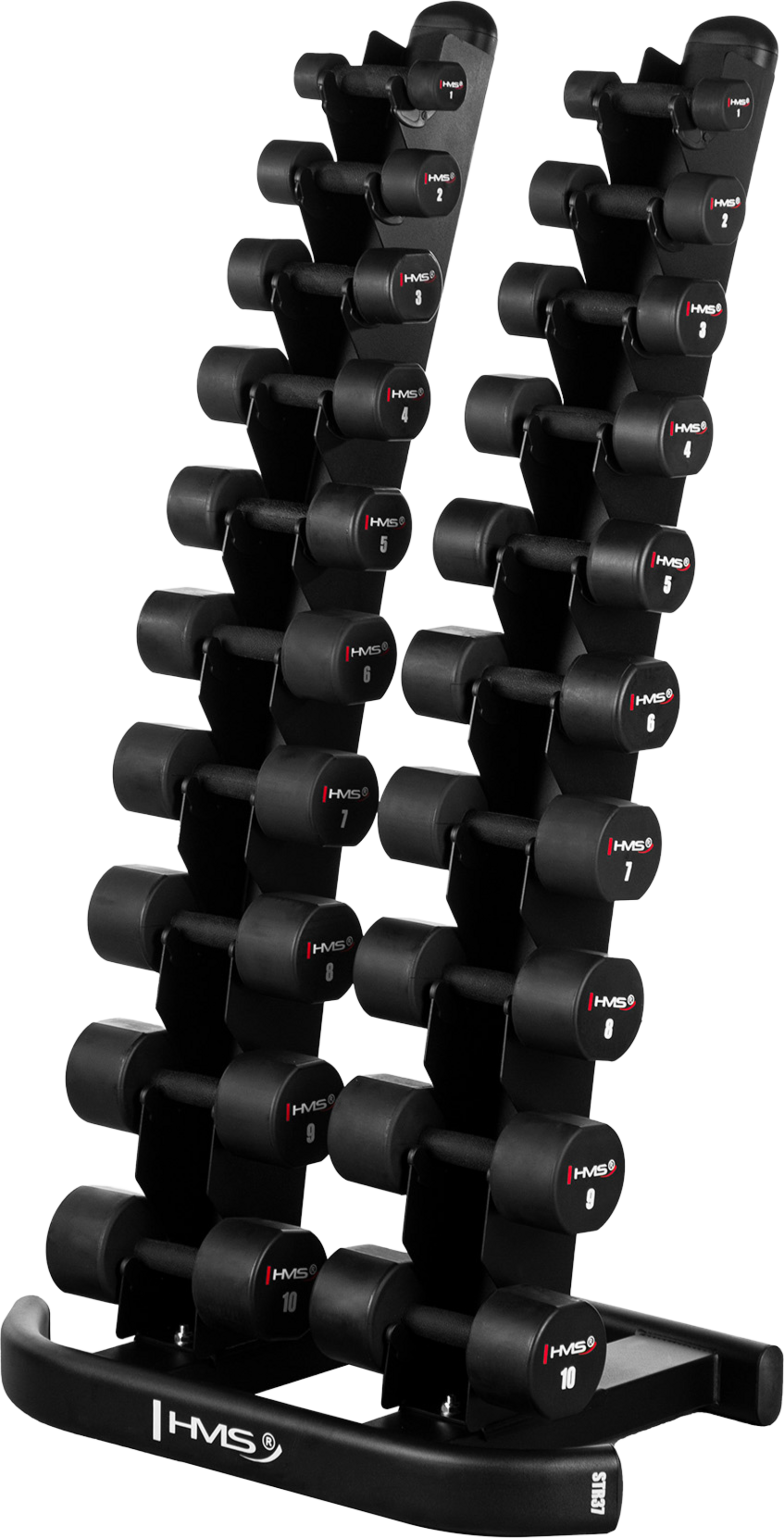 NORTHIX, 18 Kg Polyurethane Dumbbells Set