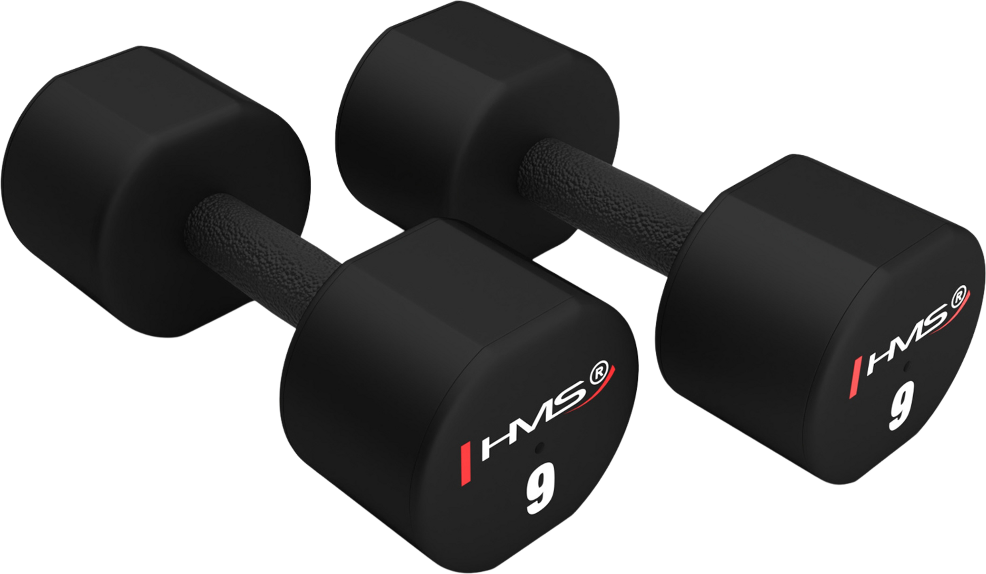 NORTHIX, 18 Kg Polyurethane Dumbbells Set