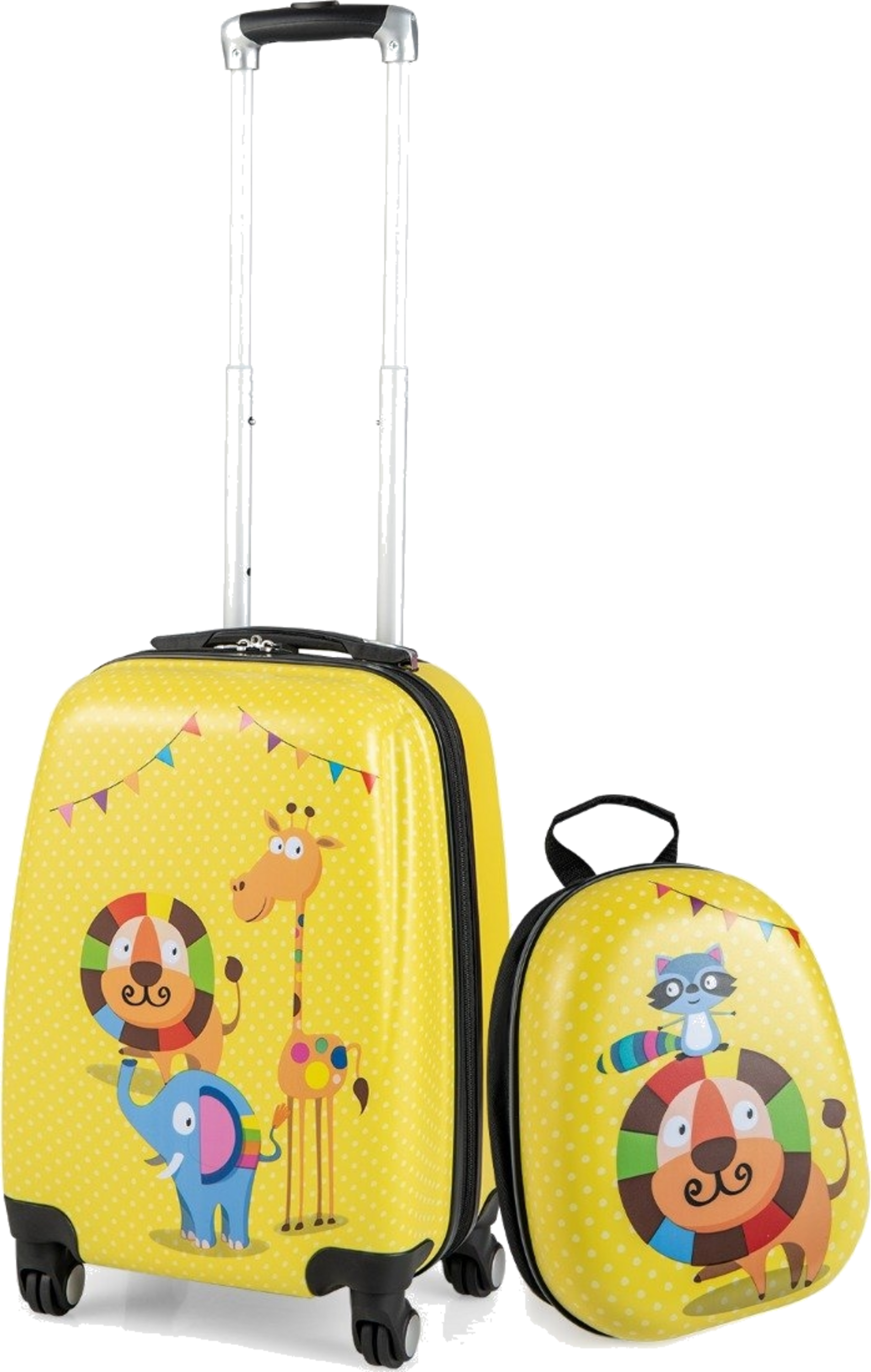 NORTHIX, 2 Piece Kids Luggage Set Hand Luggage And Backpack Set