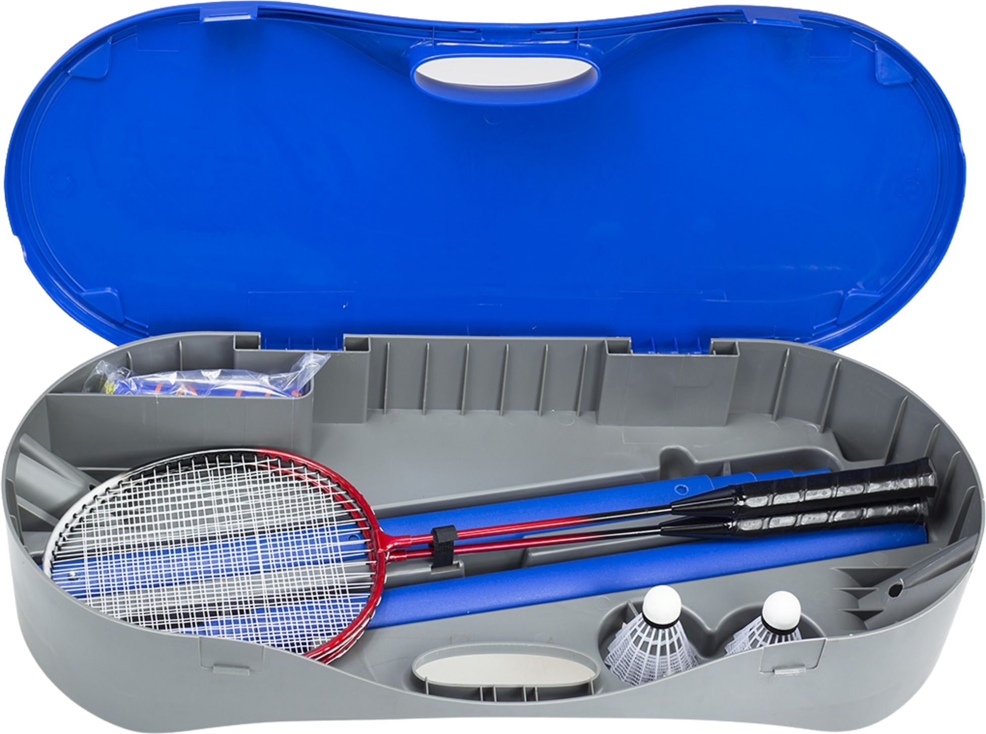 NORTHIX, 2-in-1 Badminton  Tennis Net Set With Rackets