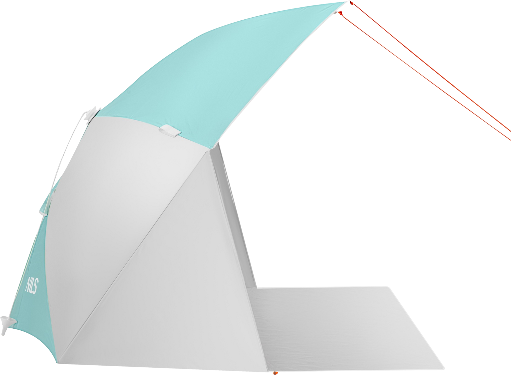 NORTHIX, 2-in-1 Beach Umbrella &ndash; Windbreak, Uv, 180 Cm Floor