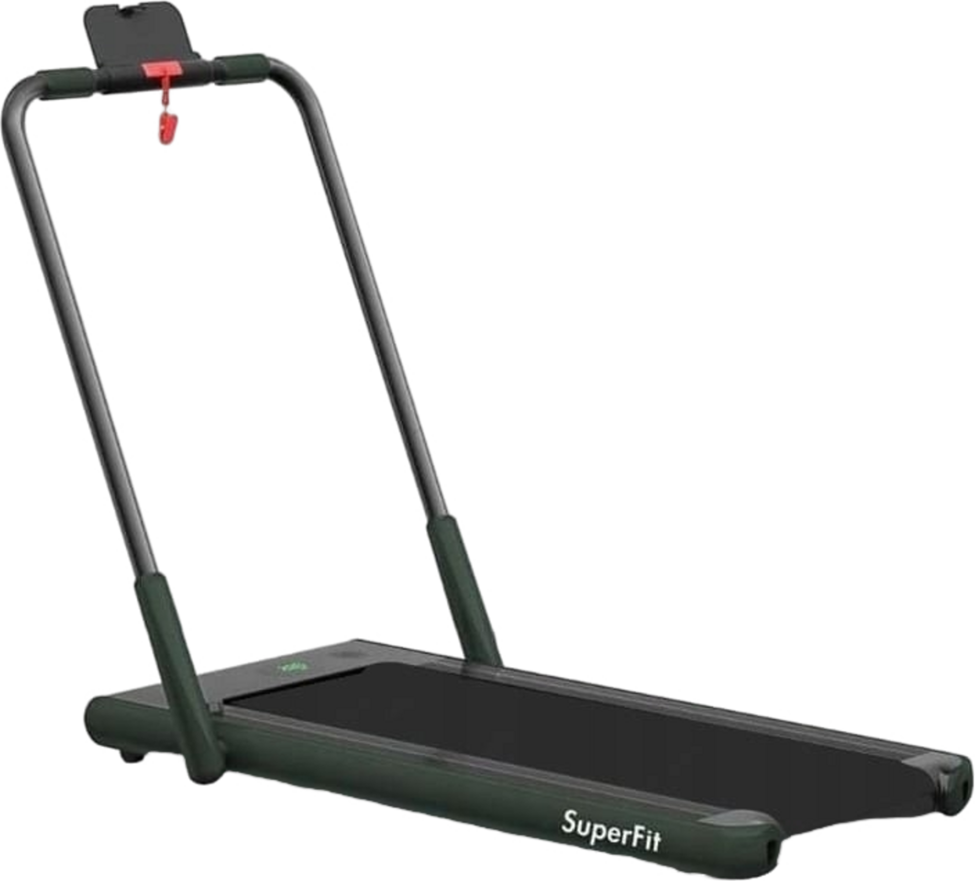 B2X, 2-in-1 Foldable Treadmill With App  Remote Control Mobile Phone Holder Led Display And Speaker Gree