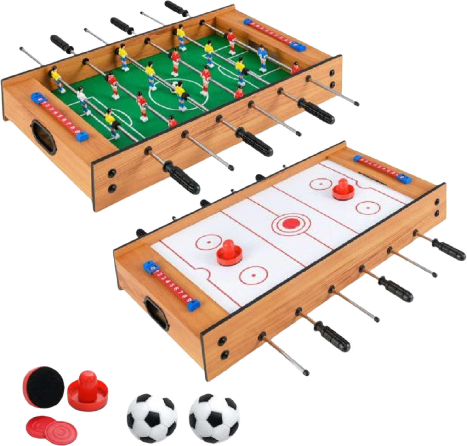 NORTHIX, 2-in-1 Foosball And Air Hockey Table, 69 Cm