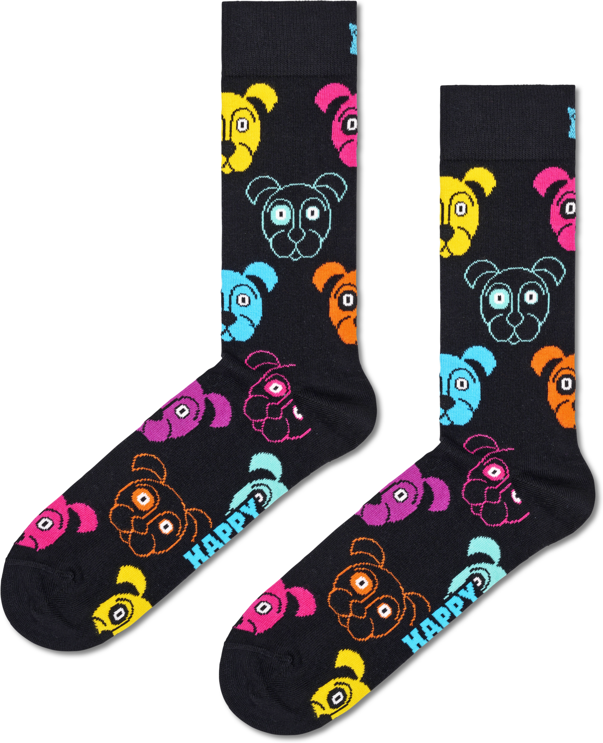HAPPY SOCKS, 2-pack Classic Dog Socks