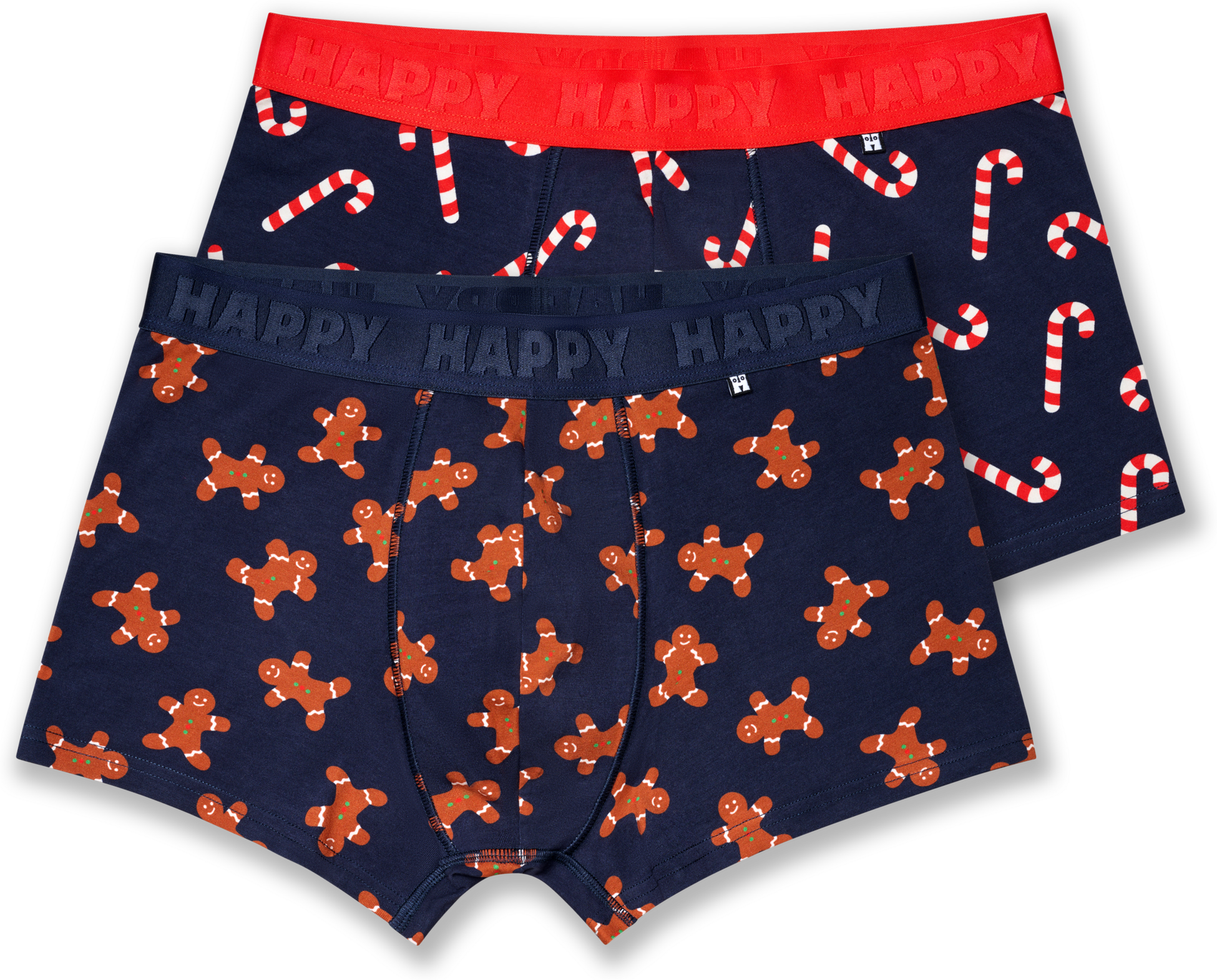 HAPPY SOCKS, 2-pack Gingerbread Short Boxers Gift Set
