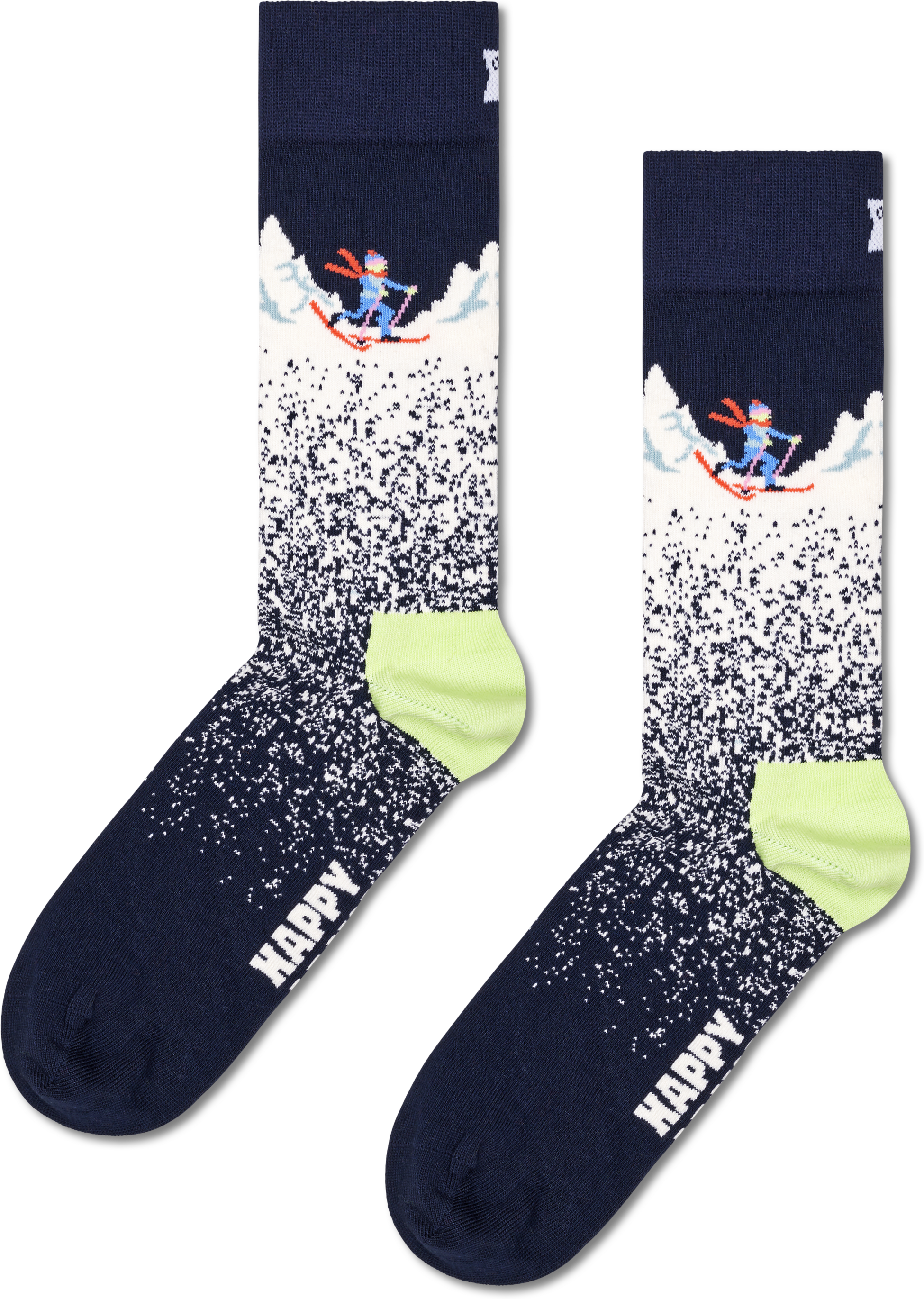 HAPPY SOCKS, 2-pack Skiing Chalet Socks Gift Set