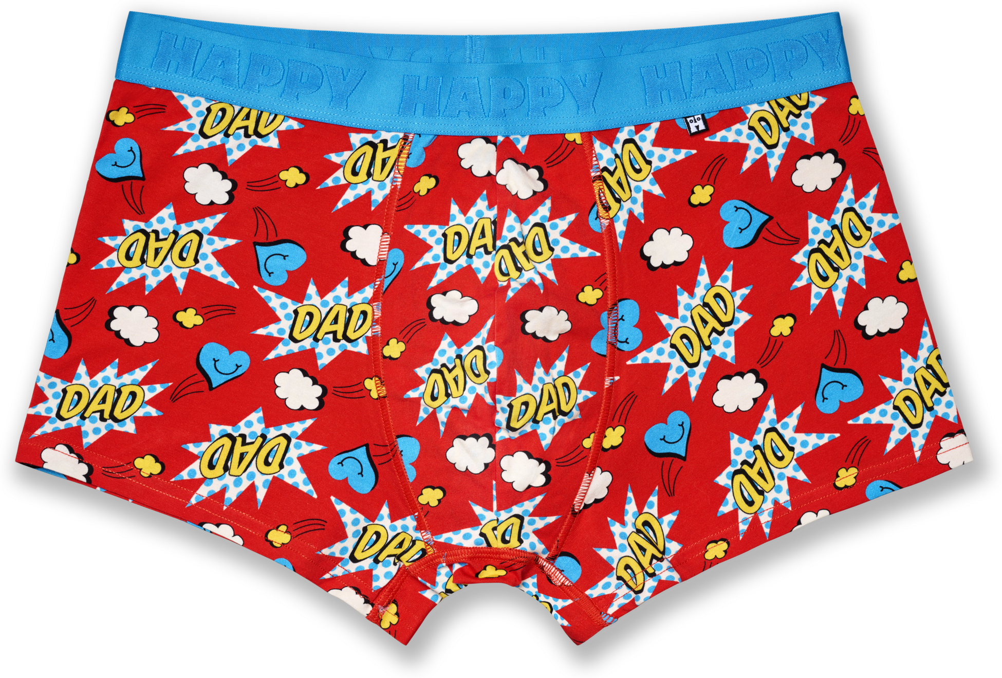 HAPPYSOCKS, 2-pack Super Dad Short Boxers Gift Set