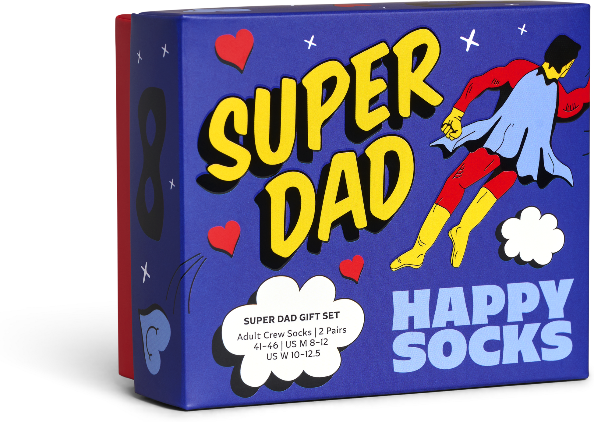 HAPPY SOCKS, 2-pack Super Dad Socks Gift Set