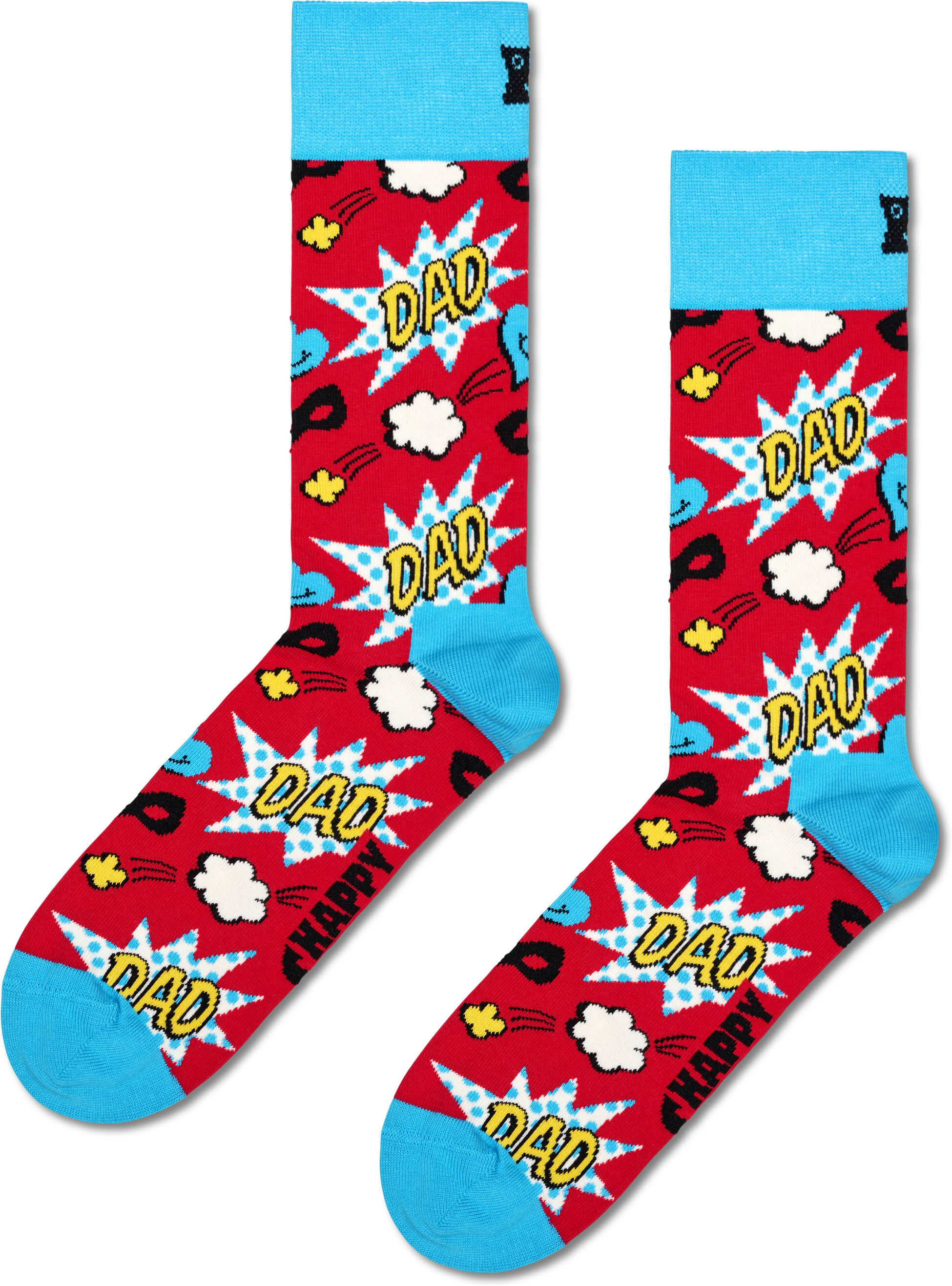 HAPPY SOCKS, 2-pack Super Dad Socks Gift Set