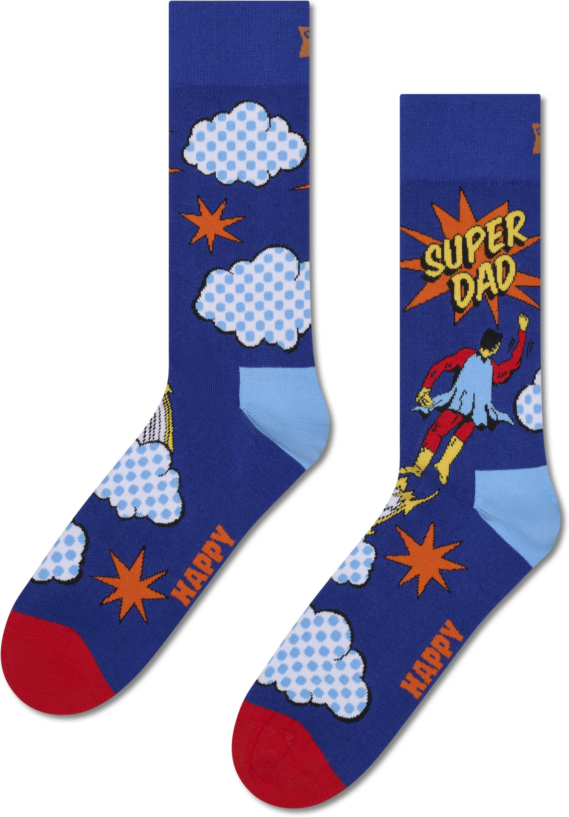 HAPPY SOCKS, 2-pack Super Dad Socks Gift Set