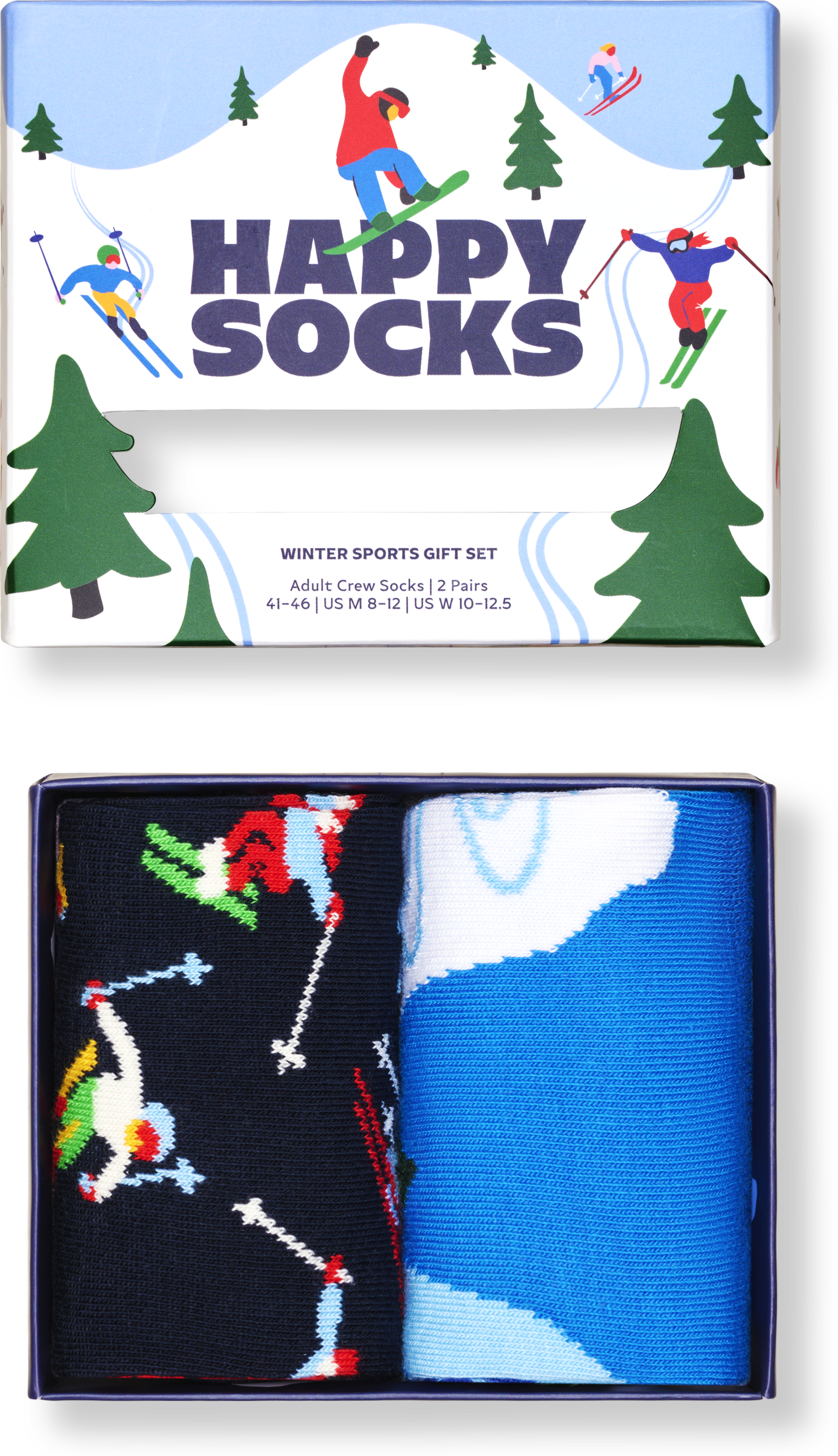 HAPPY SOCKS, 2-pack Winter Sports Socks Gift Set
