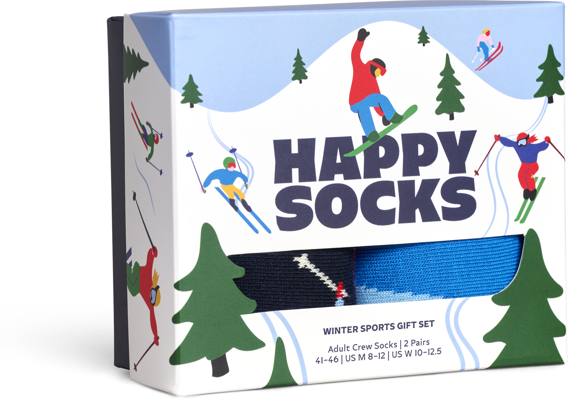 HAPPY SOCKS, 2-pack Winter Sports Socks Gift Set