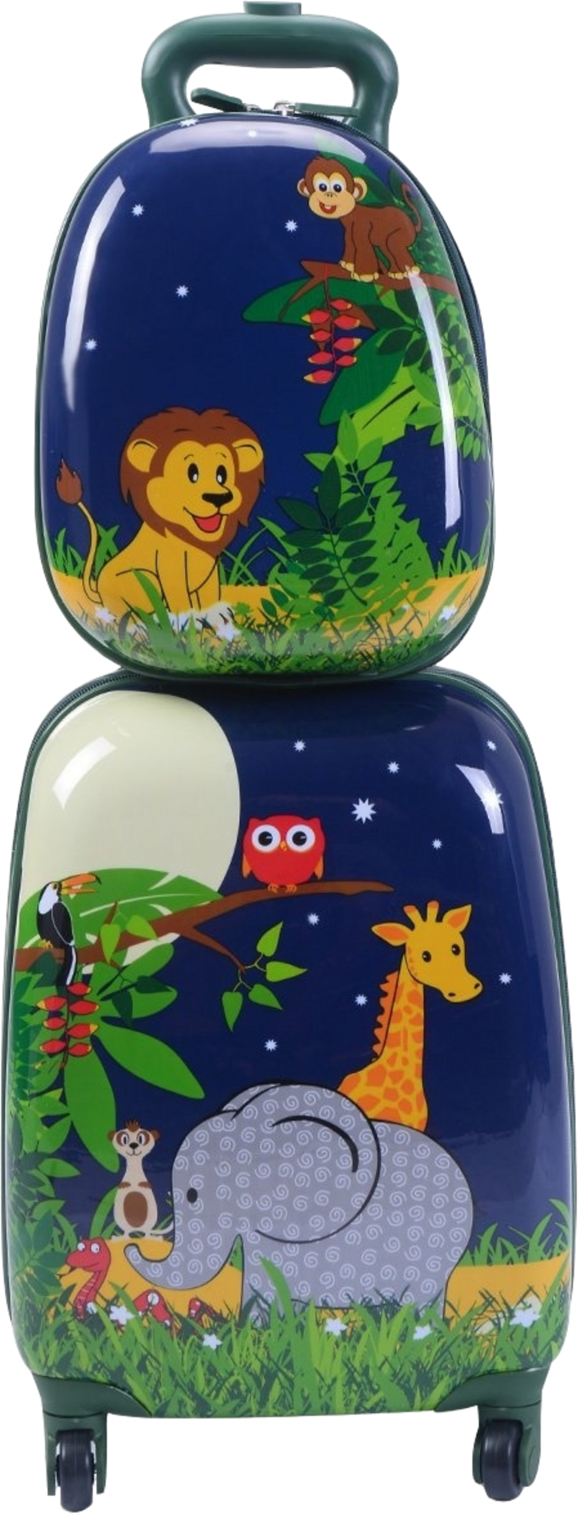 B2X, 2-piece Suitcase Set Travel Luggage Children's Luggage 16'' Suitcase + 12'' Backpack