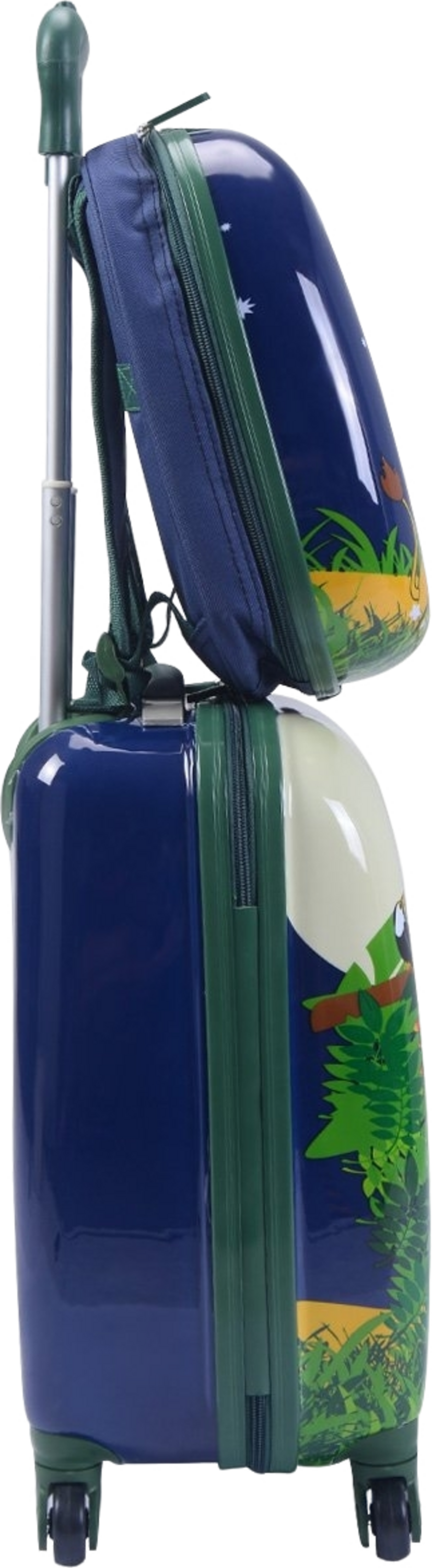 B2X, 2-piece Suitcase Set Travel Luggage Children's Luggage 16'' Suitcase + 12'' Backpack