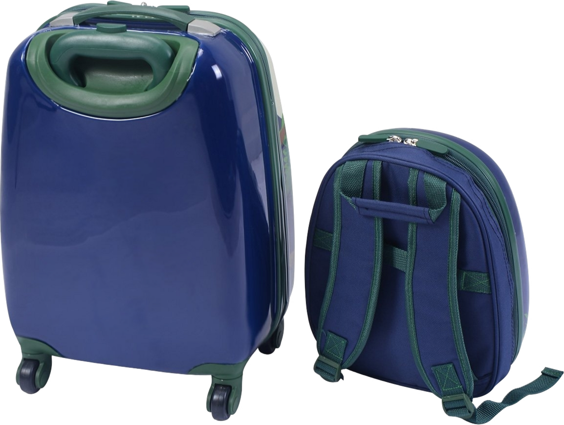 B2X, 2-piece Suitcase Set Travel Luggage Children's Luggage 16'' Suitcase + 12'' Backpack