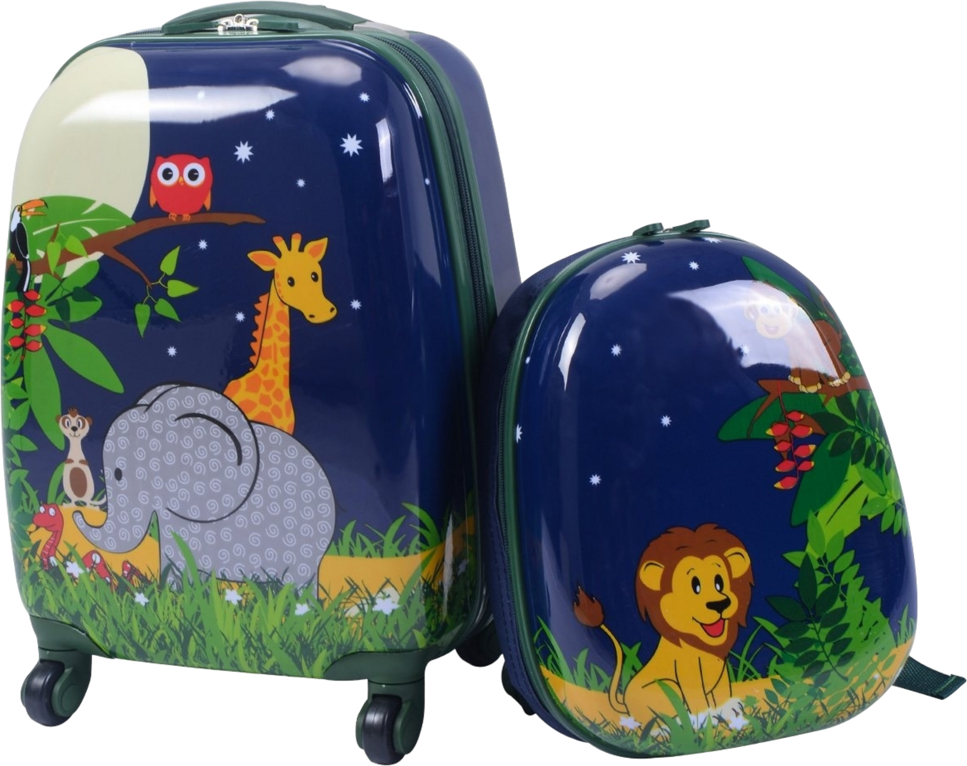 B2X, 2-piece Suitcase Set Travel Luggage Children's Luggage 16'' Suitcase + 12'' Backpack