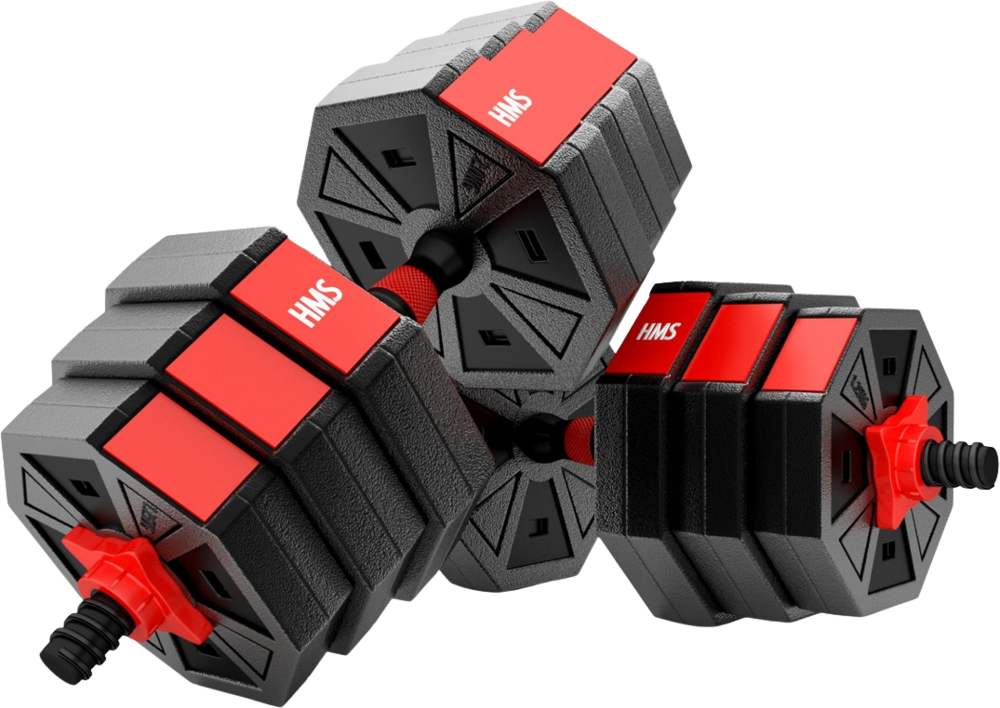 NORTHIX, 20 Kg Composite Barbell  Dumbbells Set