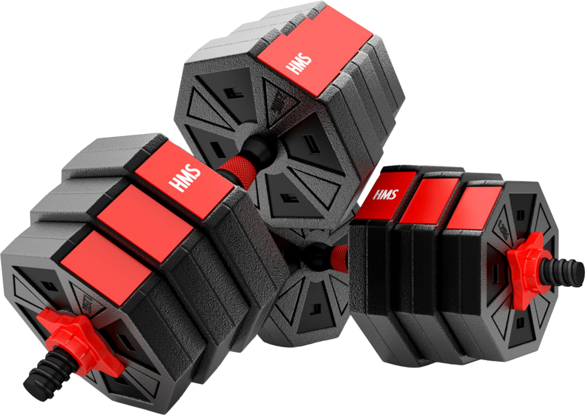 NORTHIX, 20 Kg Composite Barbell  Dumbbells Set