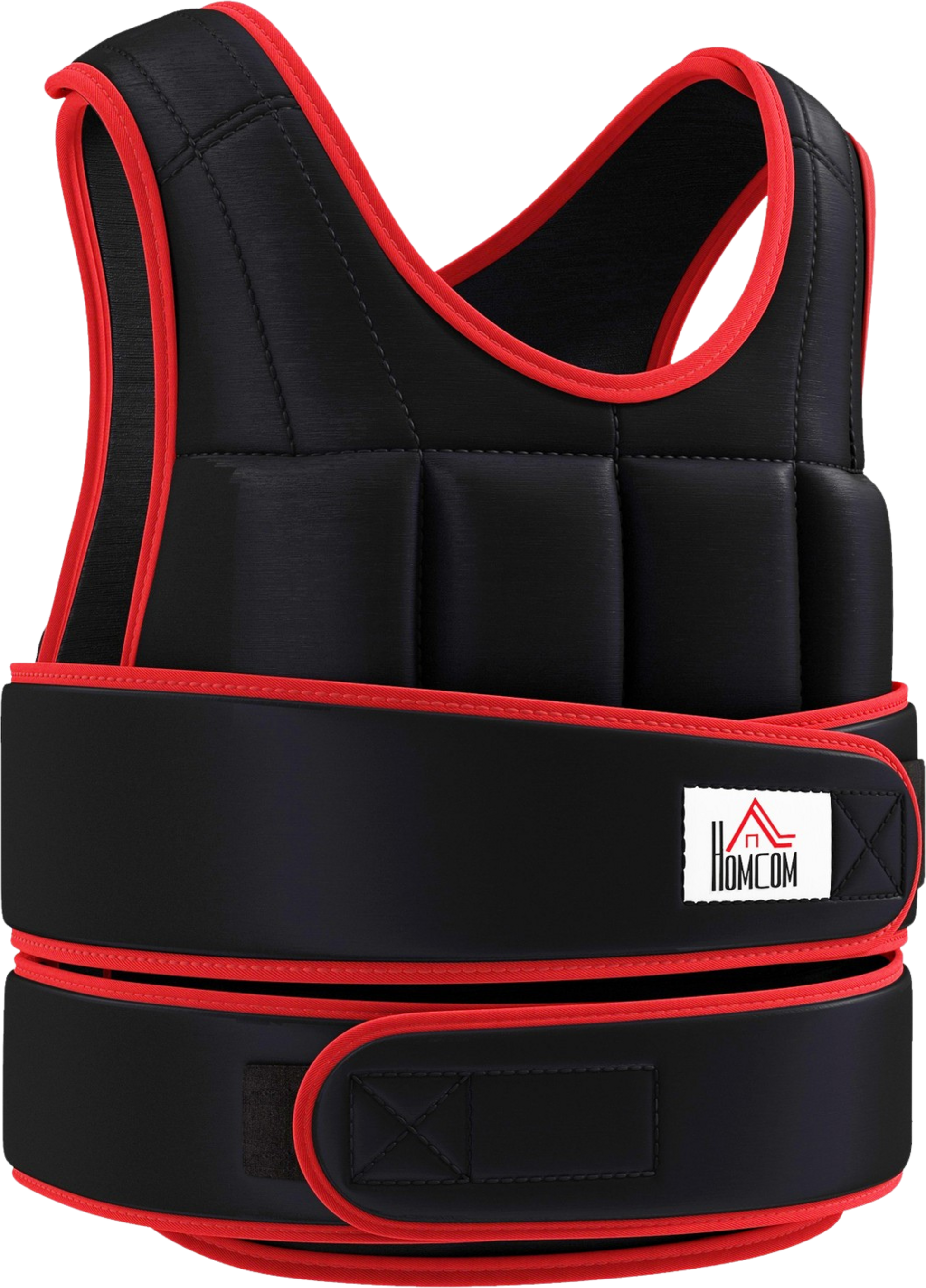 NORTHIX, 20 Kg Training Vest Weight Vest With Double Straps Adjustable Strength Training Fitness Oxford Metal