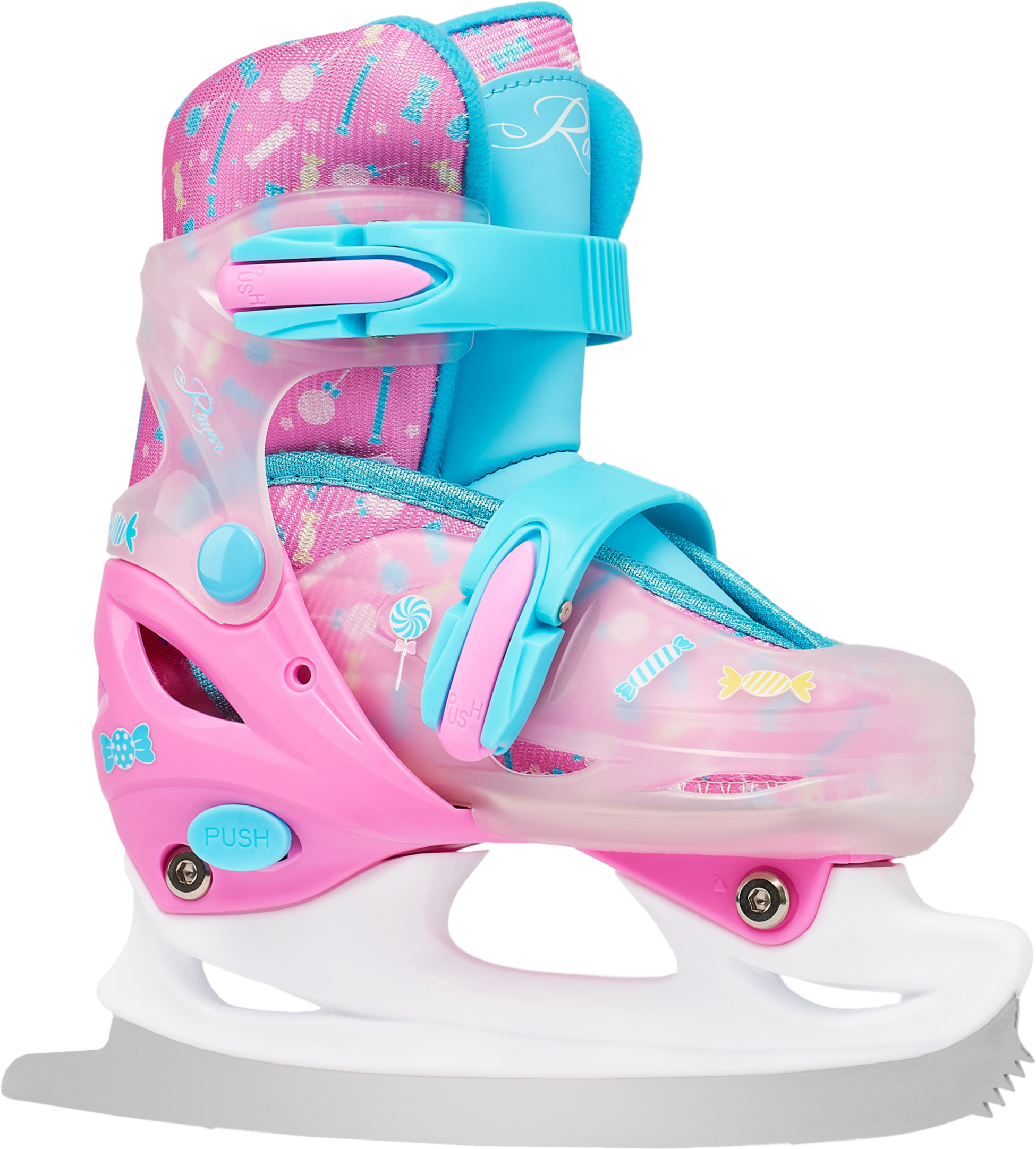 RAVEN, 2in1 Caramell Rullskridskor (front Led Wheels)