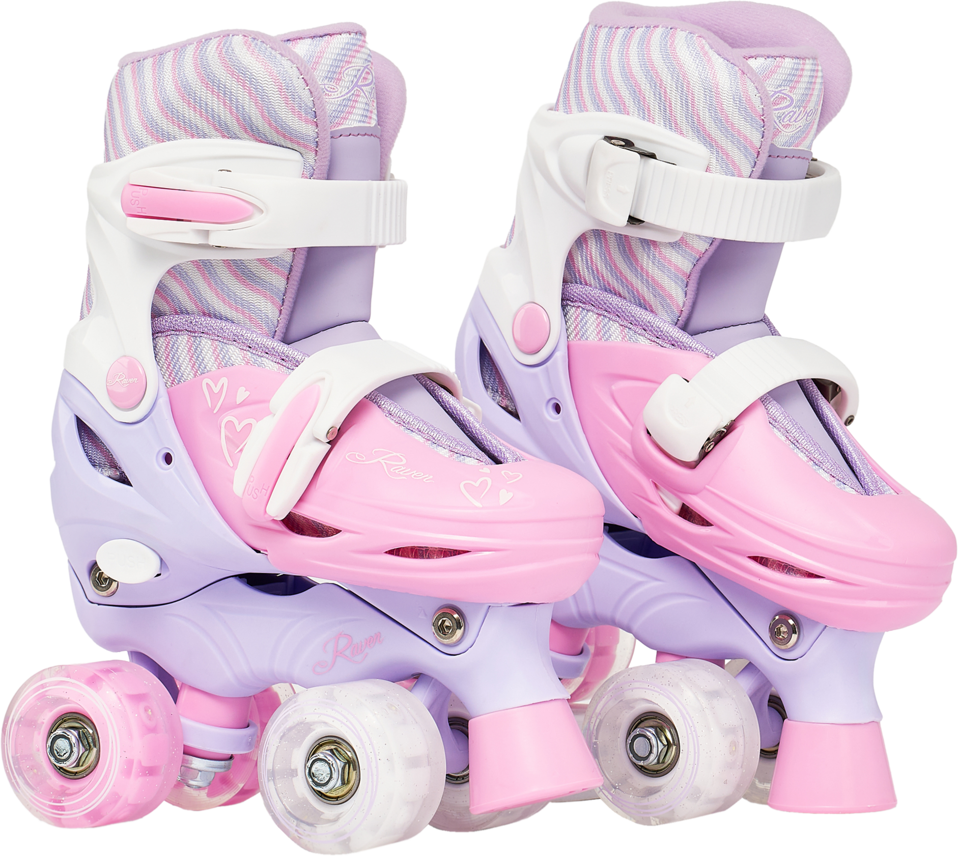 RAVEN, 2in1 Loret Rullskridskor (all Led Wheels)