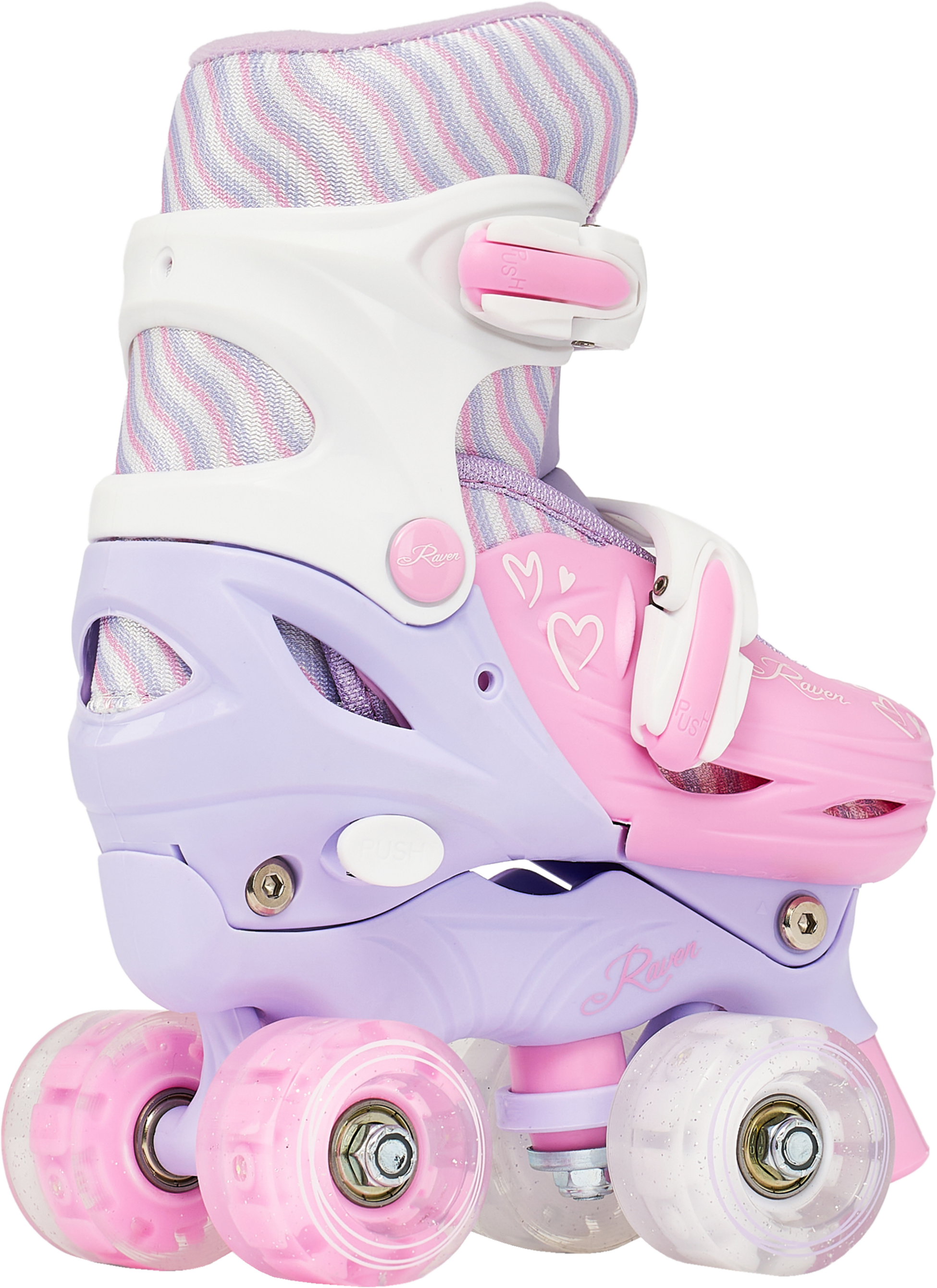 RAVEN, 2in1 Loret Rullskridskor (all Led Wheels)