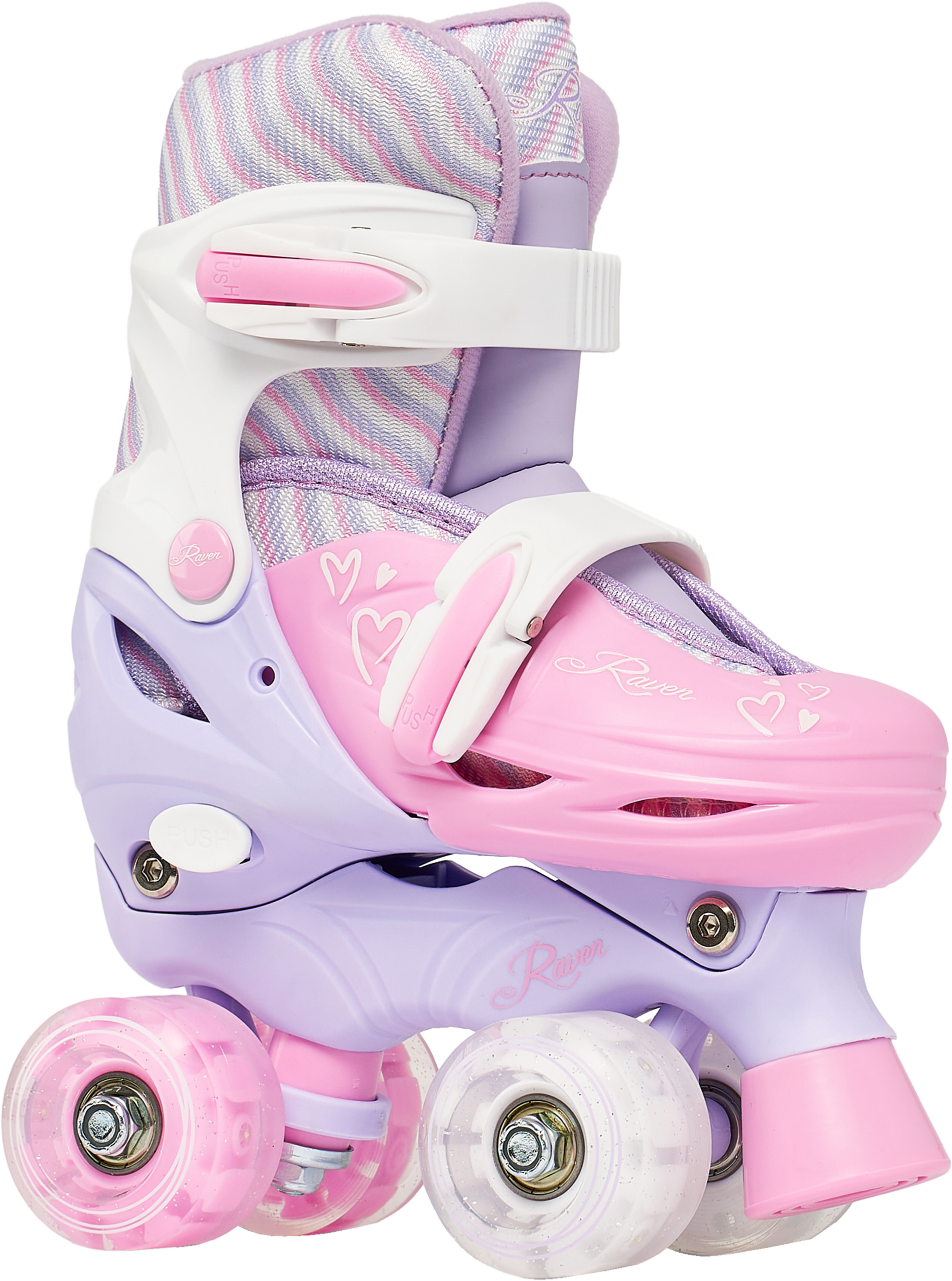 RAVEN, 2in1 Loret Rullskridskor (all Led Wheels)