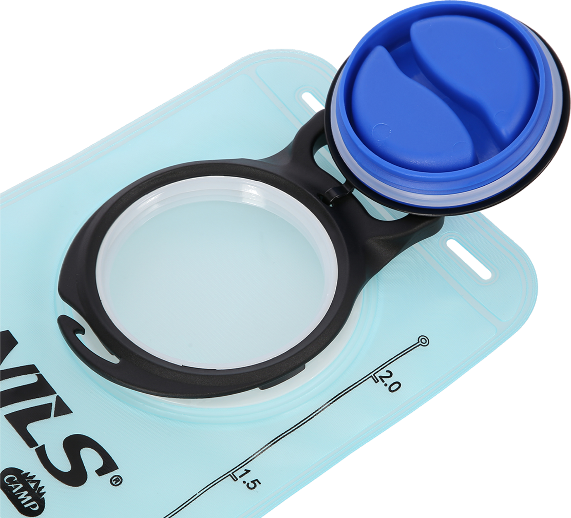 NORTHIX, 2l Water Bag, Blue &ndash; Camping Hydration Pack