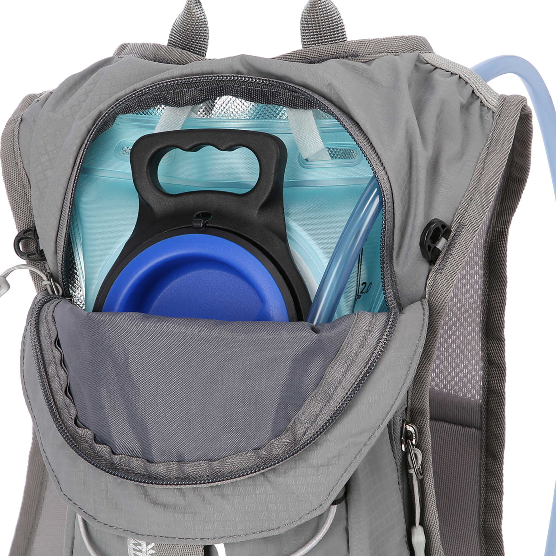 NORTHIX, 2l Water Bag, Blue &ndash; Camping Hydration Pack