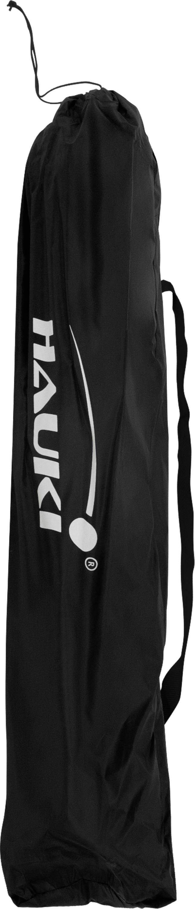 HAUKI, 2x Campingstol Hopfällbar Upp Till 150 Kg Svart Med Mugghållare Inkl. Bärväska Hauki