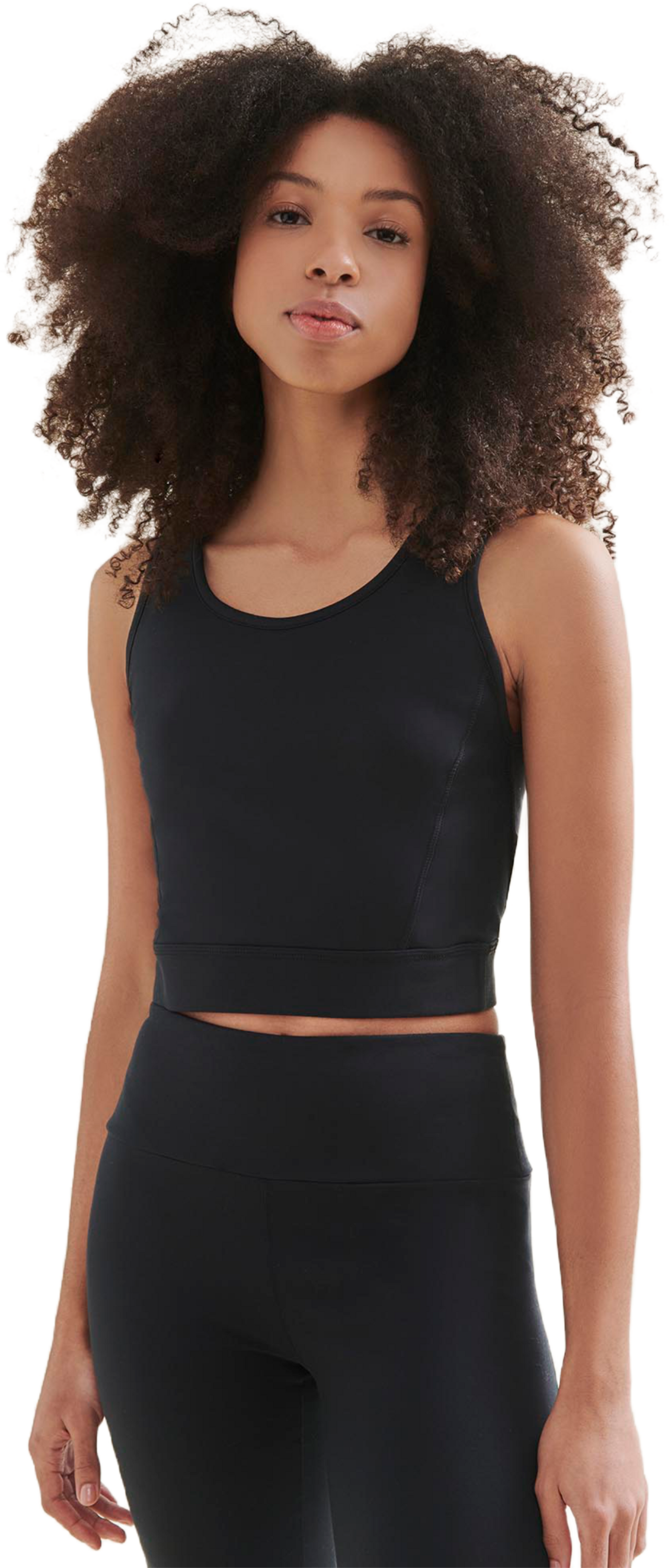 WELLICIOUS, 3/4 Crop Top - Caviar Black
