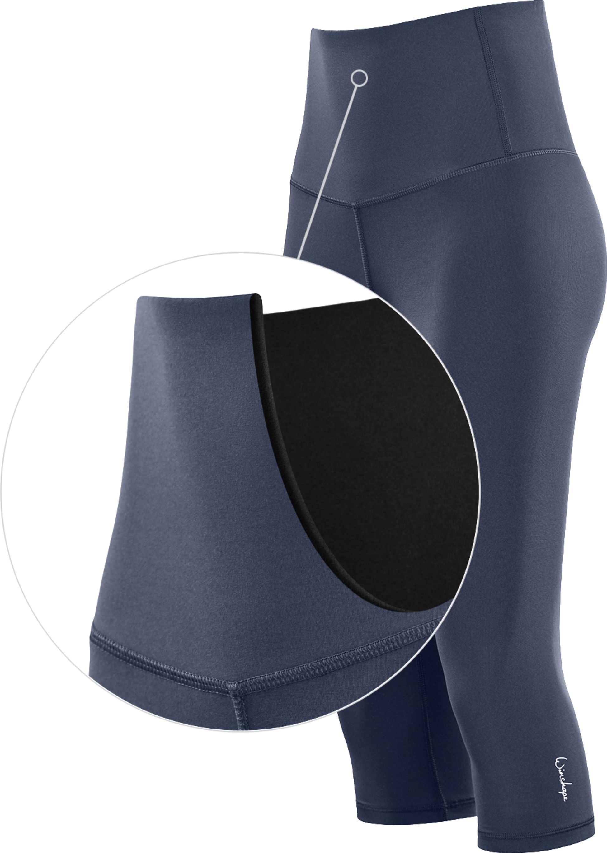 WINSHAPE, 3/4-tights Hwl217c