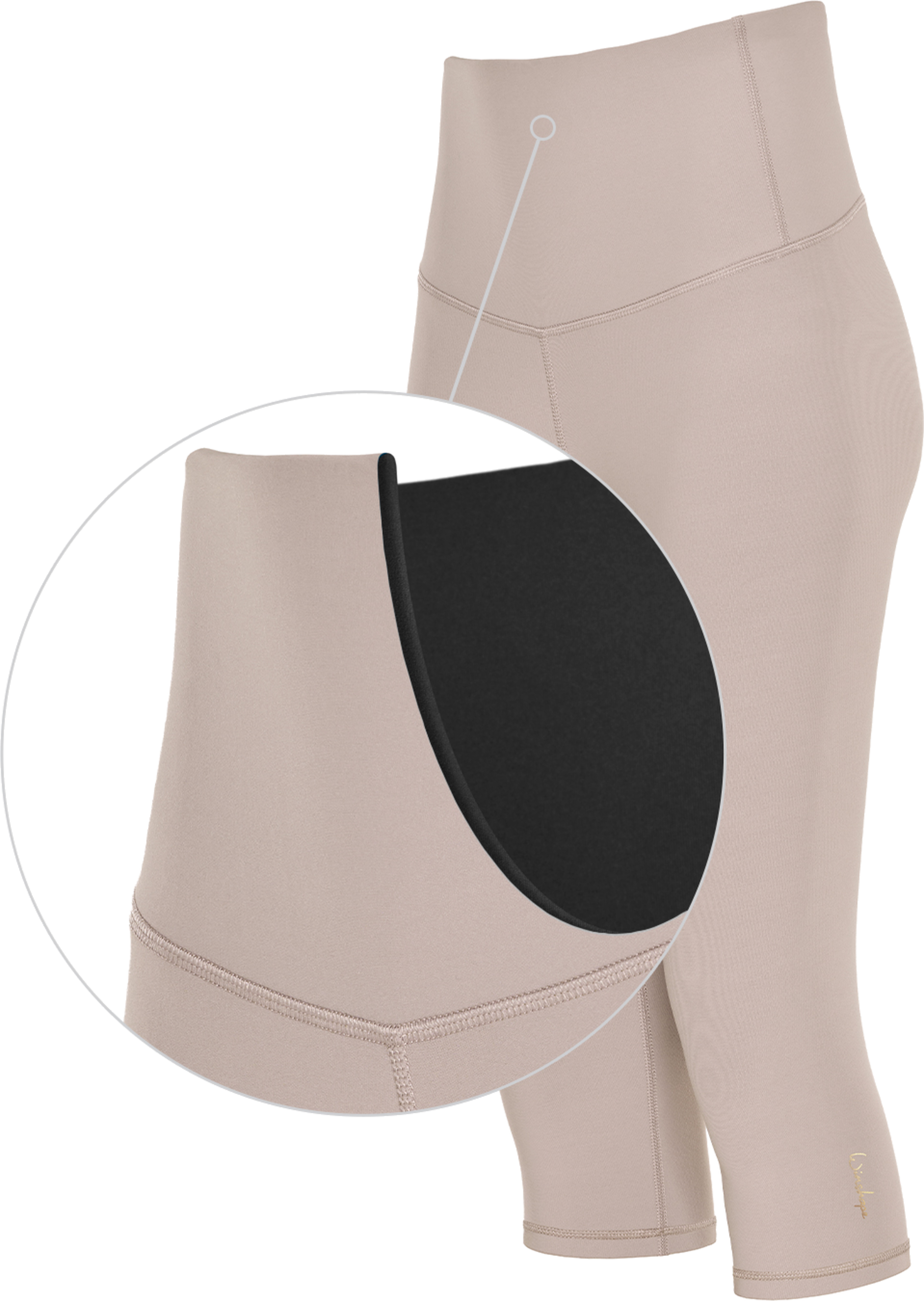 WINSHAPE, 3/4-tights Hwl217c