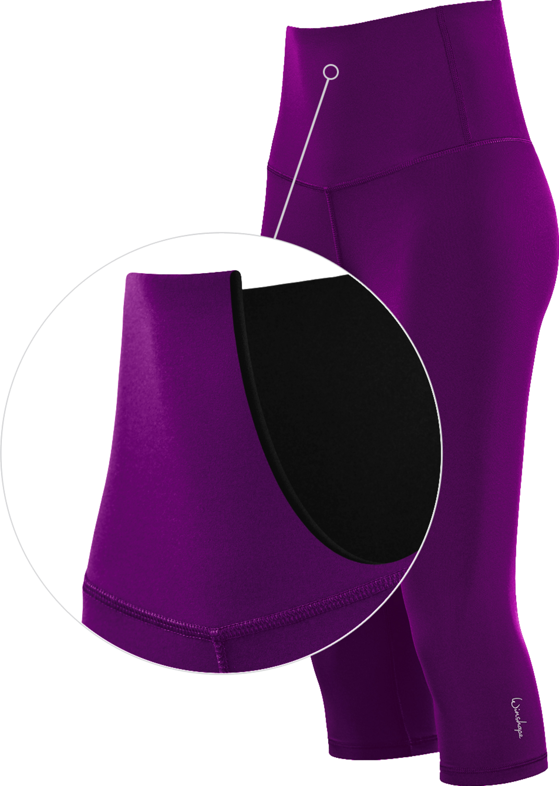 WINSHAPE, 3/4-tights Hwl217c