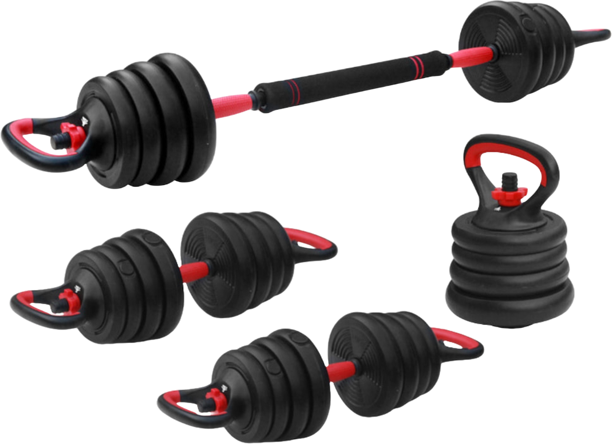 FITPADDY, 3-i-1 Justerbart Viktset 15 Kg