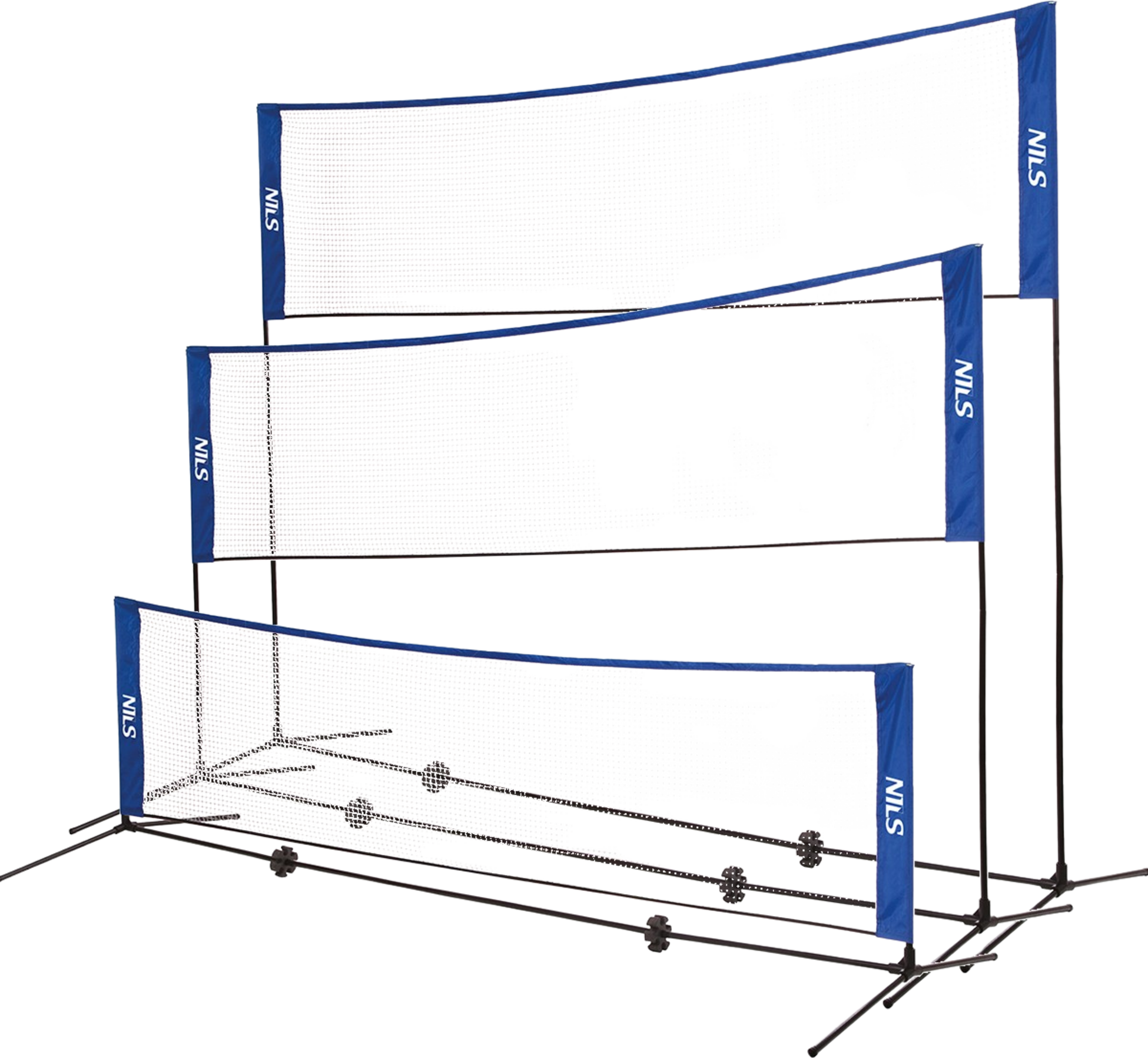 NORTHIX, 3-in-1 Badminton, Tennis, Volleyball Net Set