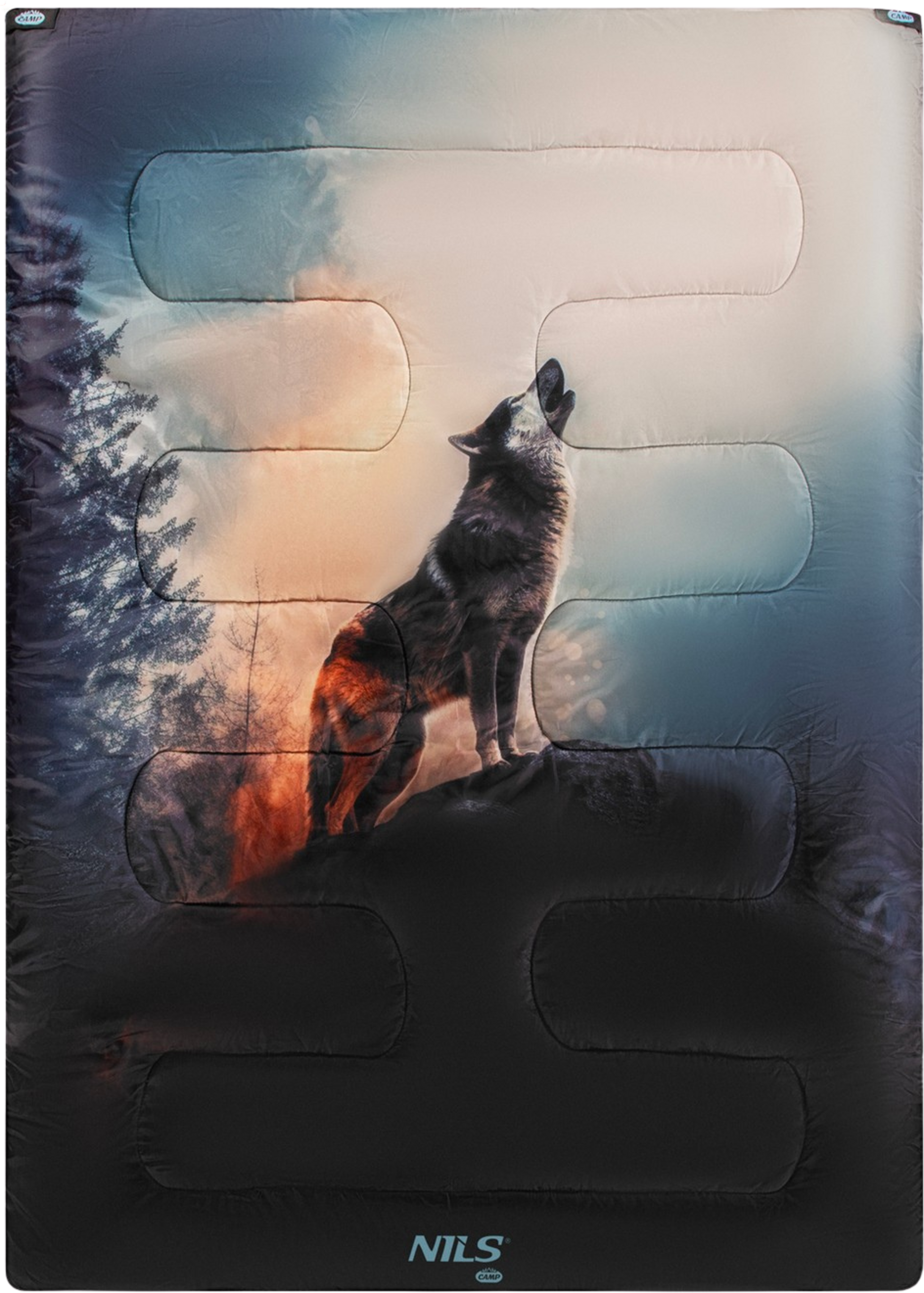 NORTHIX, 3-in-1 Double Sleeping Bag &ndash; Wolf Nils Camp