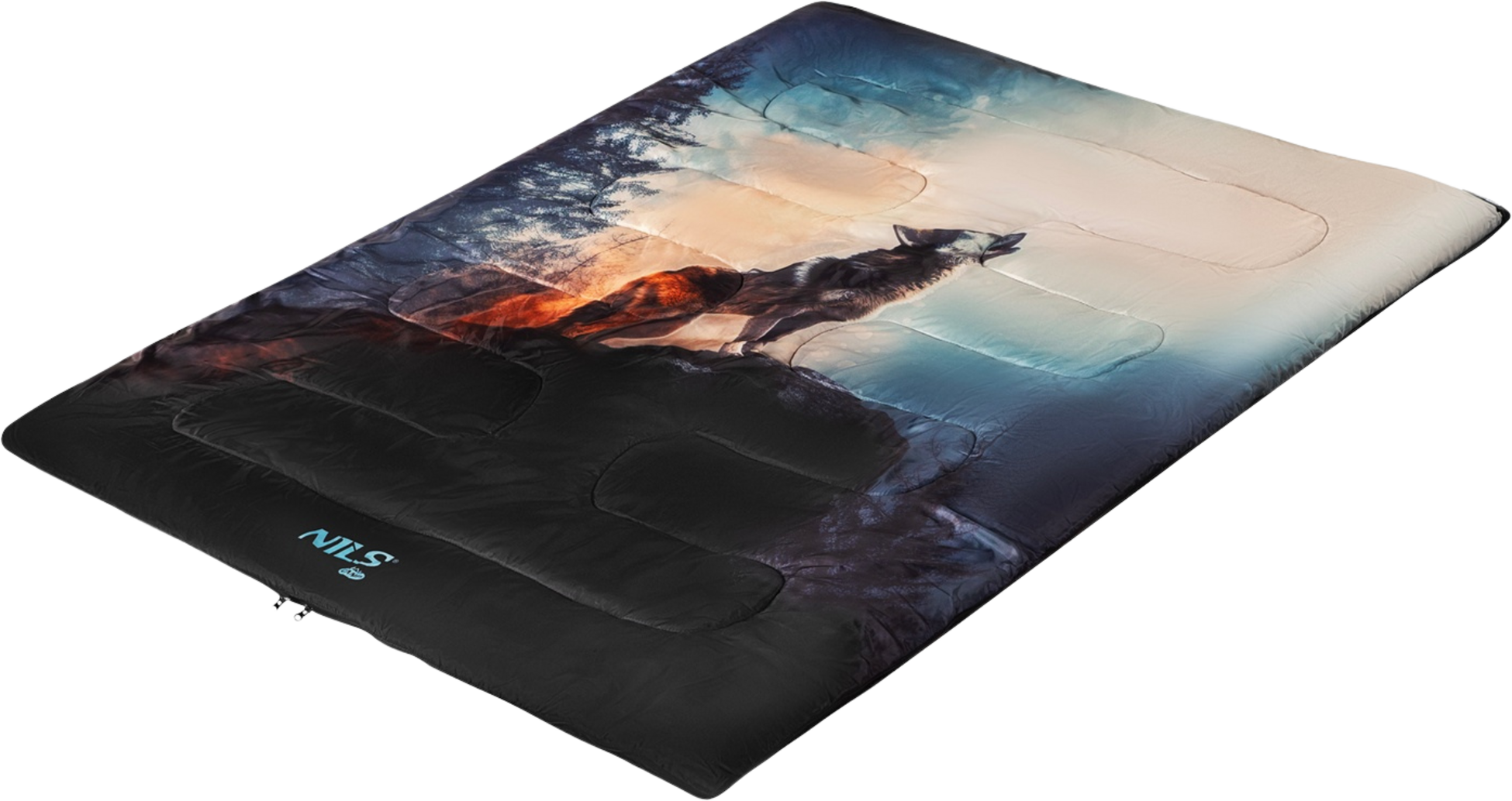 NORTHIX, 3-in-1 Double Sleeping Bag &ndash; Wolf Nils Camp