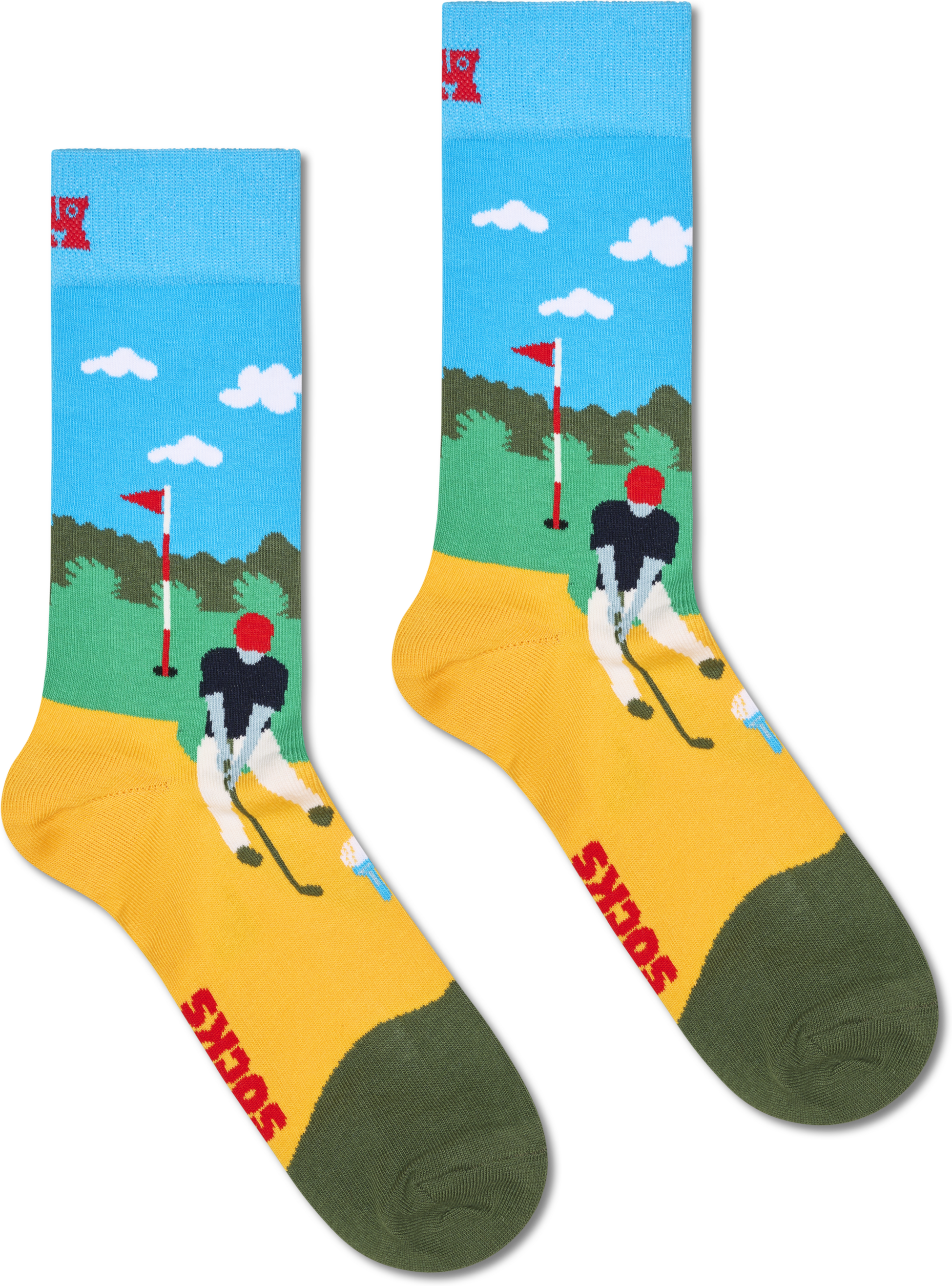 HAPPY SOCKS, 3-pack Golf Socks Gift Set