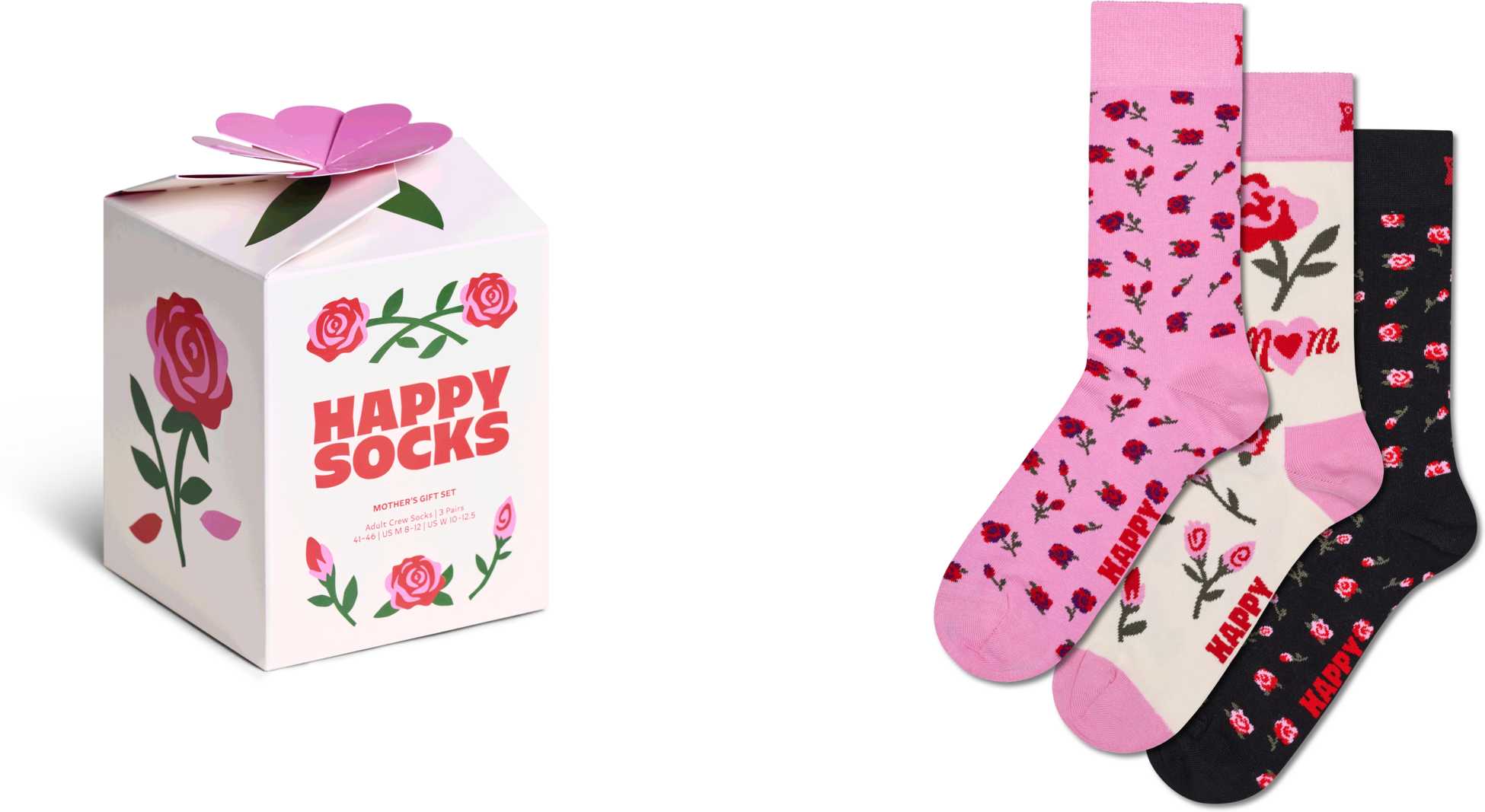 HAPPY SOCKS, 3-pack Mother&rsquo;s Socks Gift Set