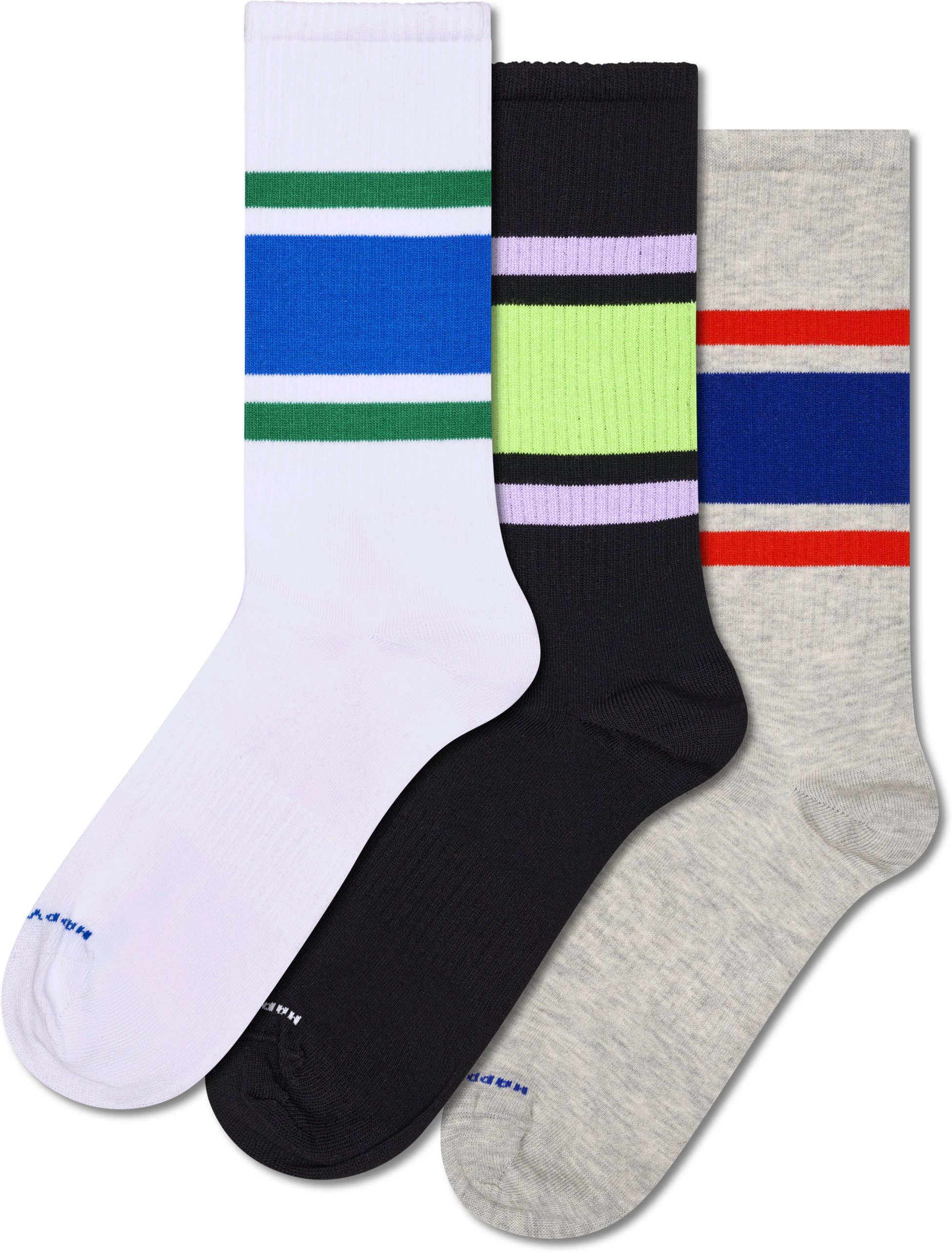 HAPPY SOCKS, 3-pack Simple Stripe Sneaker Socks