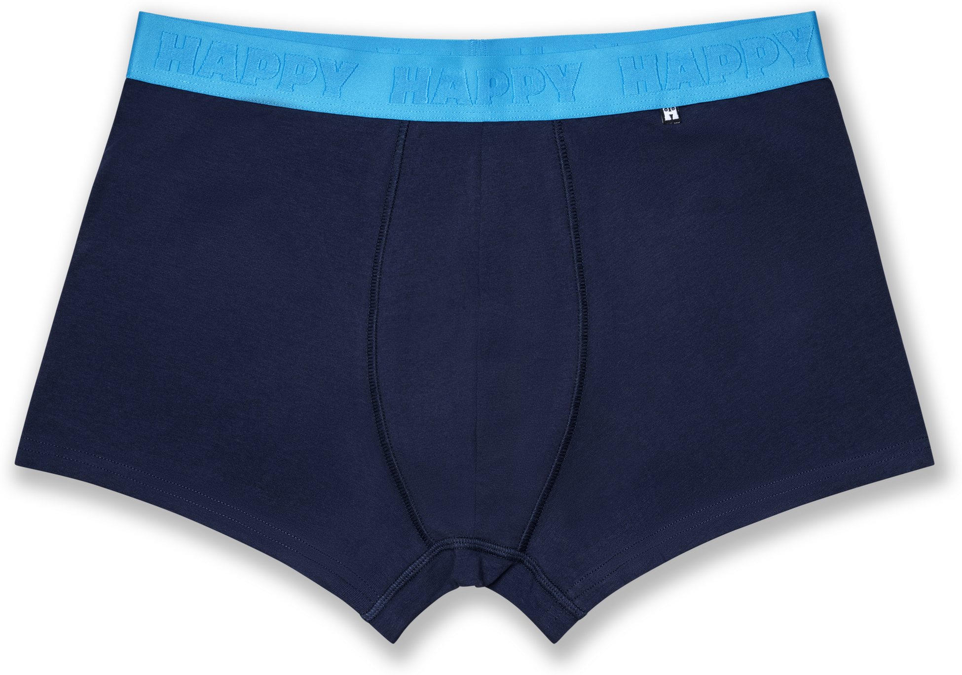 HAPPY SOCKS, 3-pack Solid Navy Short Boxers