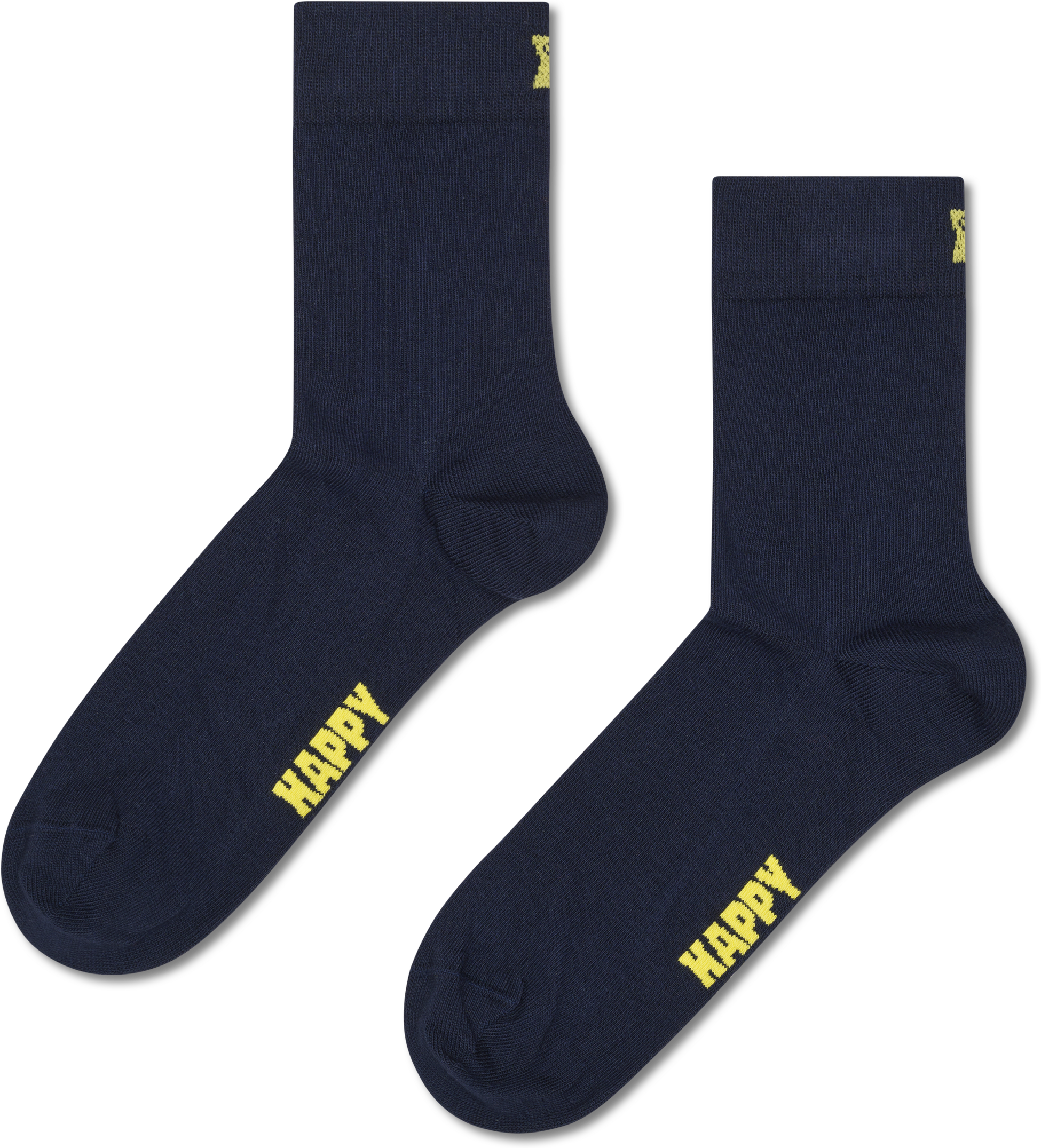 HAPPY SOCKS, 3-pack Solid Short Crew Socks