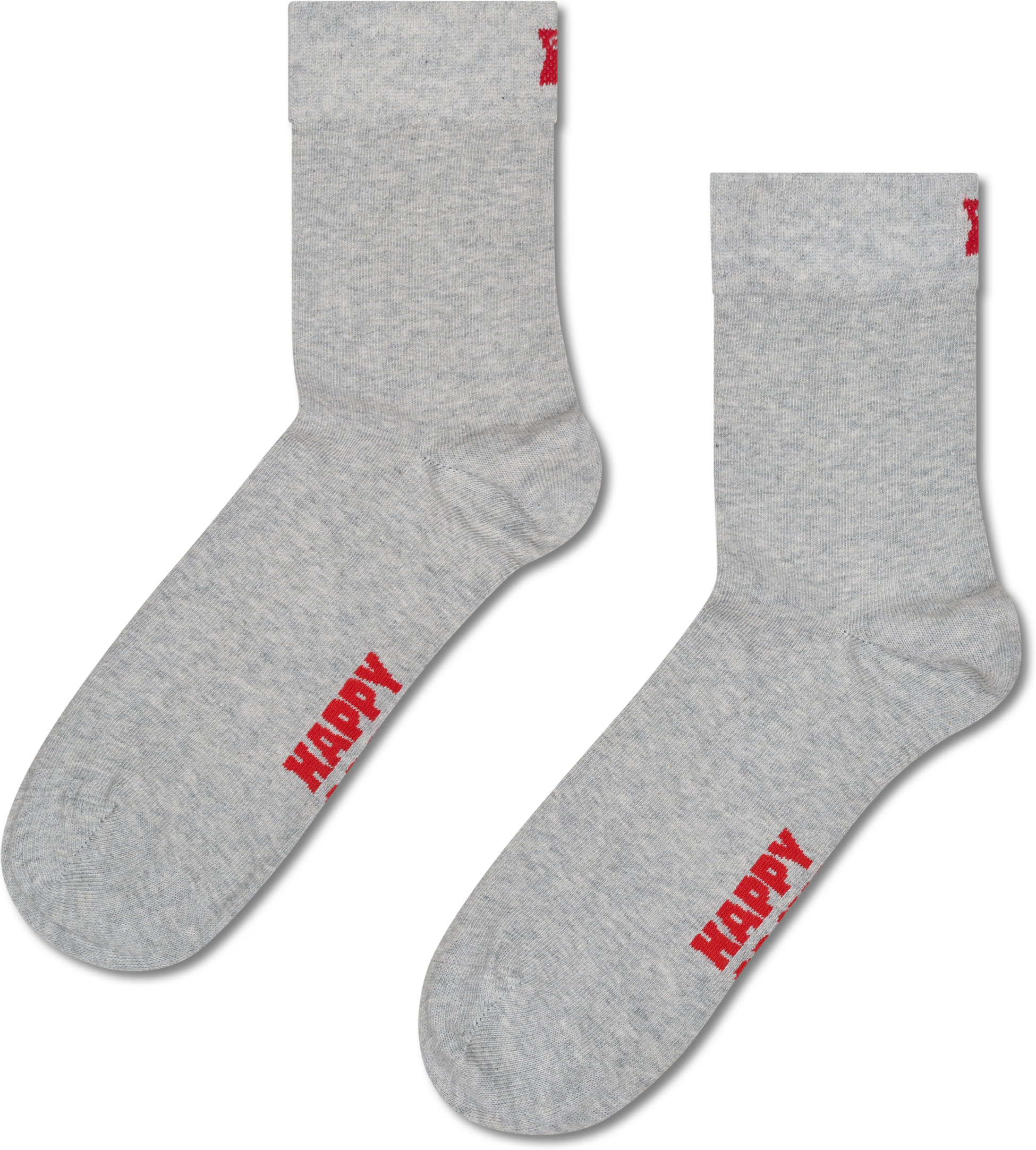 HAPPY SOCKS, 3-pack Solid Short Crew Socks