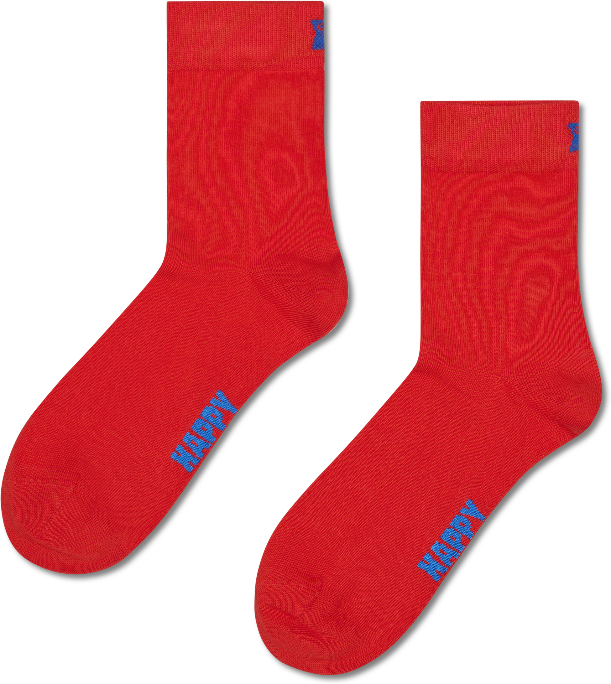HAPPY SOCKS, 3-pack Solid Short Crew Socks